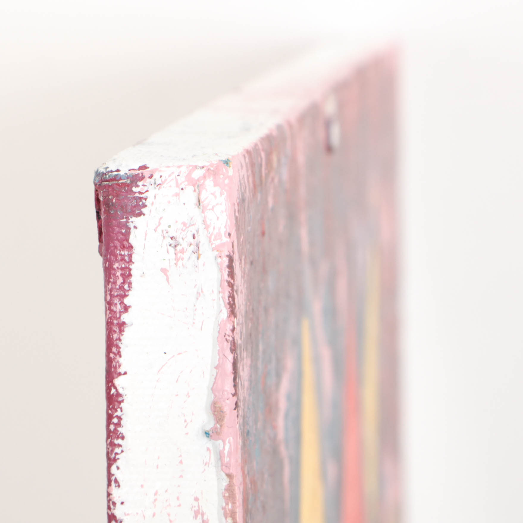 Curtis Davis 2018 Acrylic Painting on Canvas "Flower"