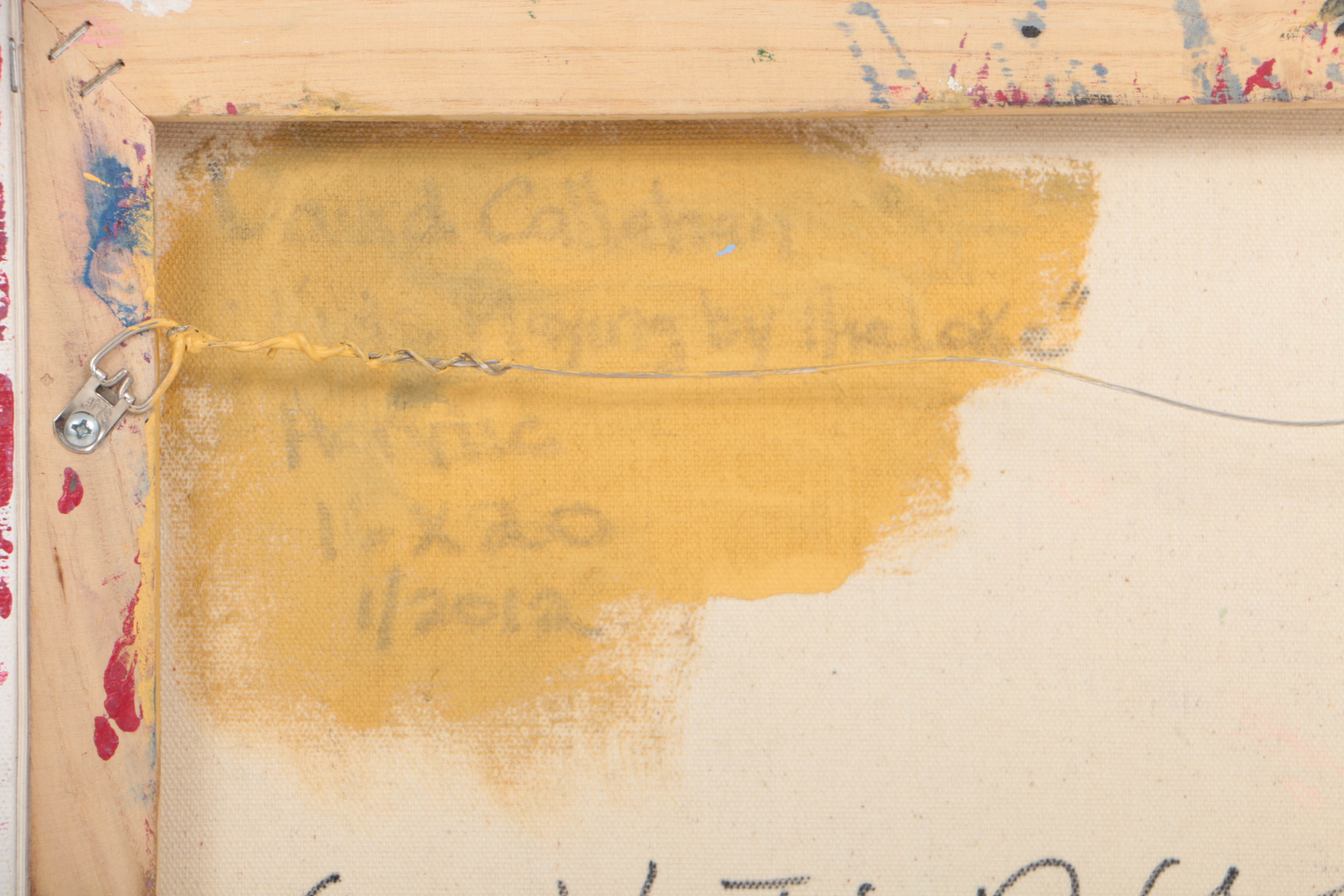 Curtis Davis 2018 Acrylic Painting on Canvas "Flower"