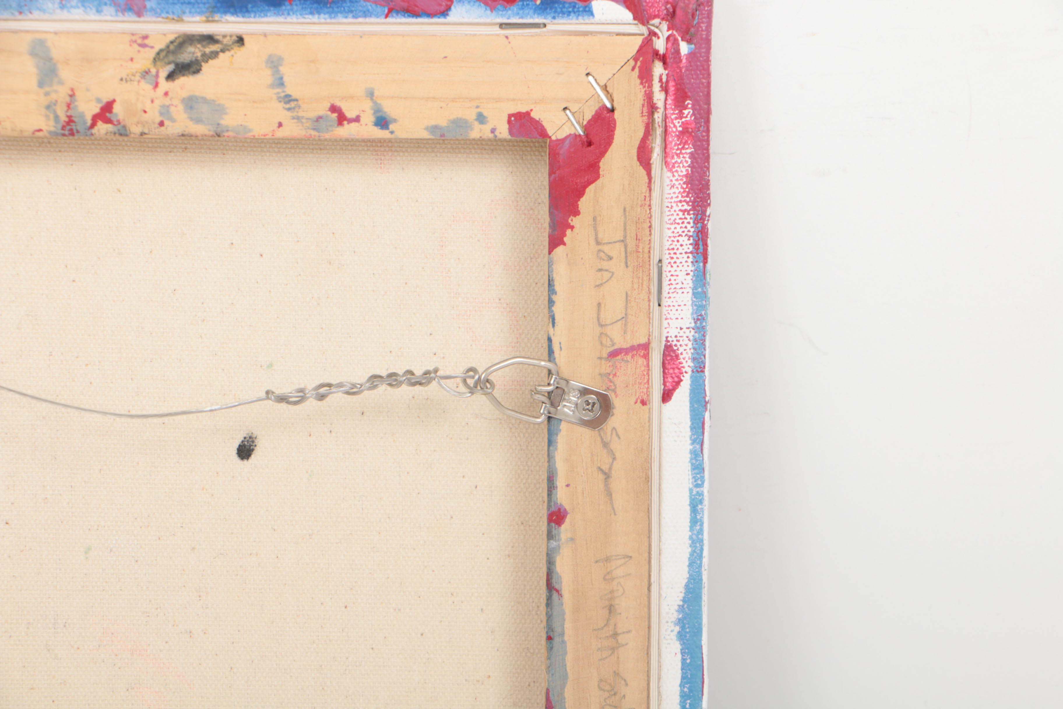 Curtis Davis 2018 Acrylic Painting on Canvas "Flower"