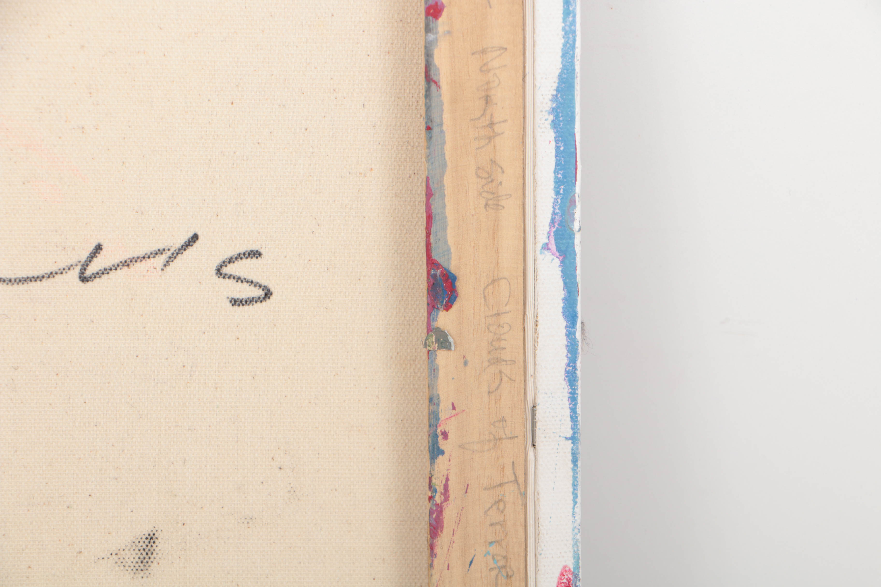 Curtis Davis 2018 Acrylic Painting on Canvas "Flower"