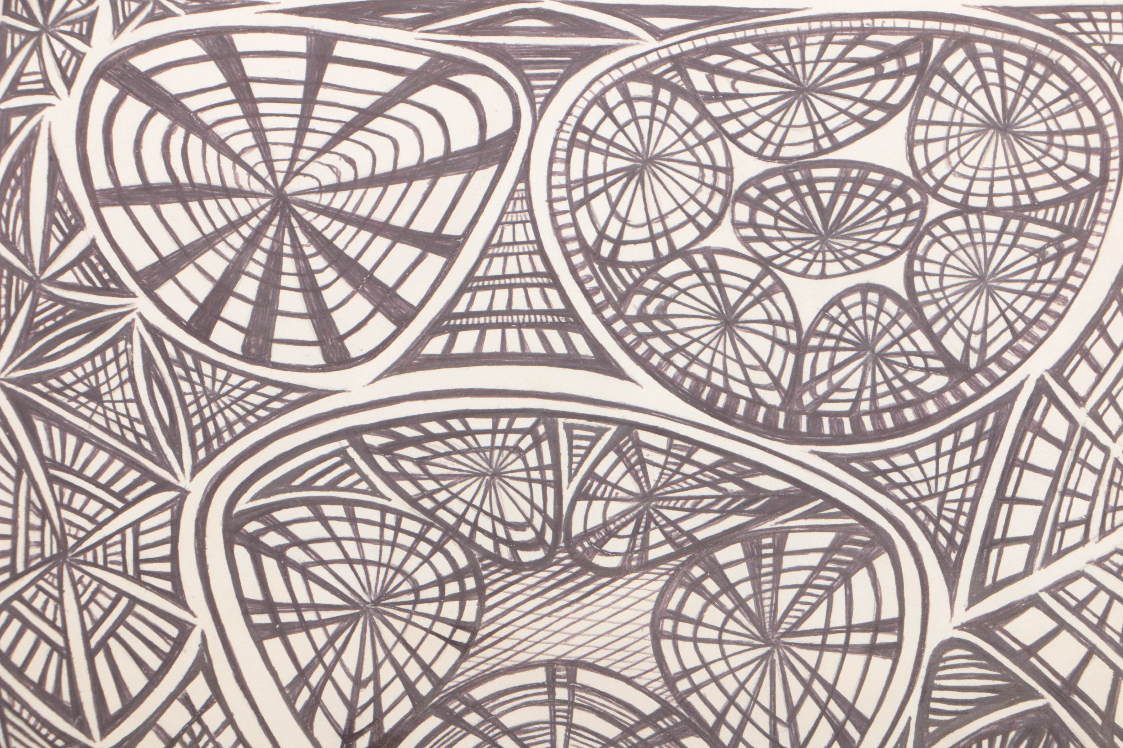 Michael Bartels 2016 Ink Drawing on Paper "Untitled"