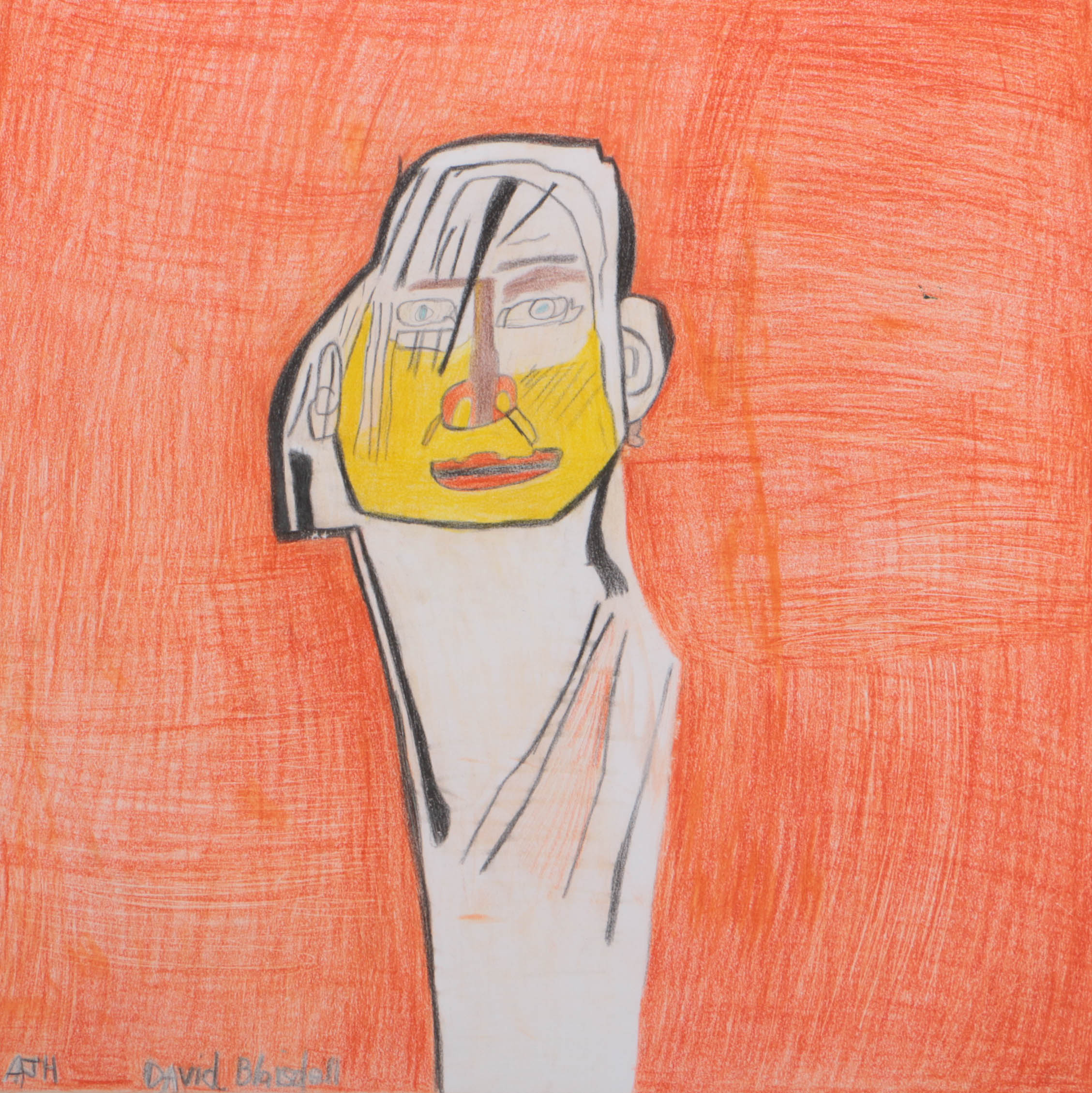 Andrew Hostick 2015 Colored Pencil on Illustration Board "David Blaisdell"