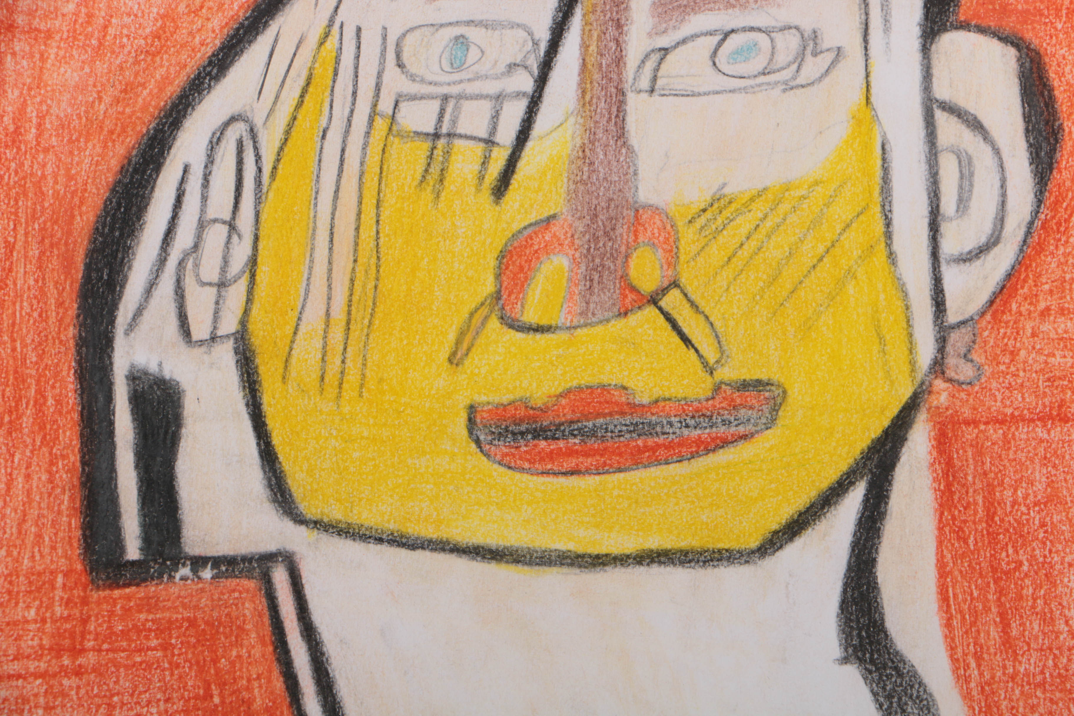 Andrew Hostick 2015 Colored Pencil on Illustration Board "David Blaisdell"