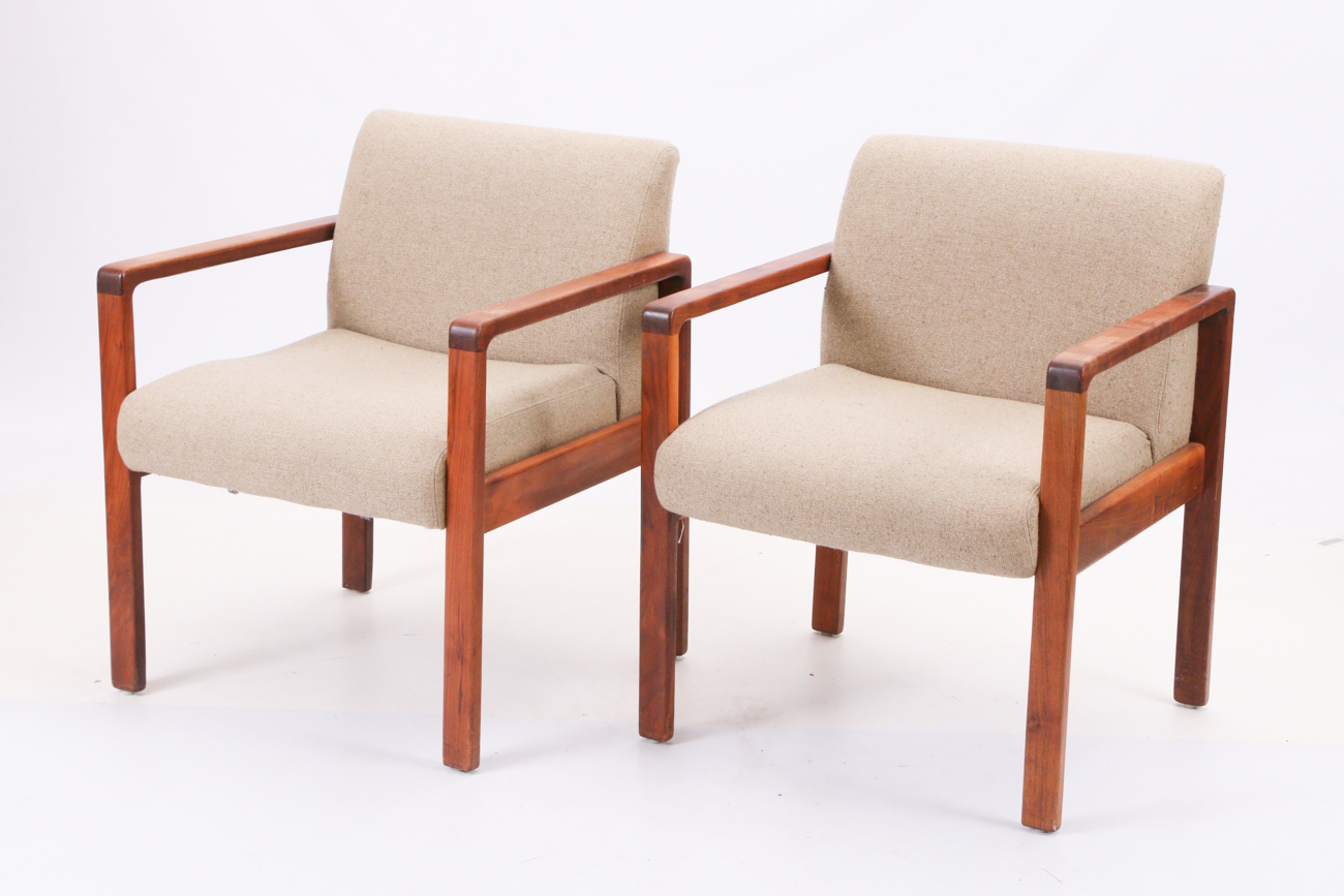 Pair of Mid Century Modern Armchairs