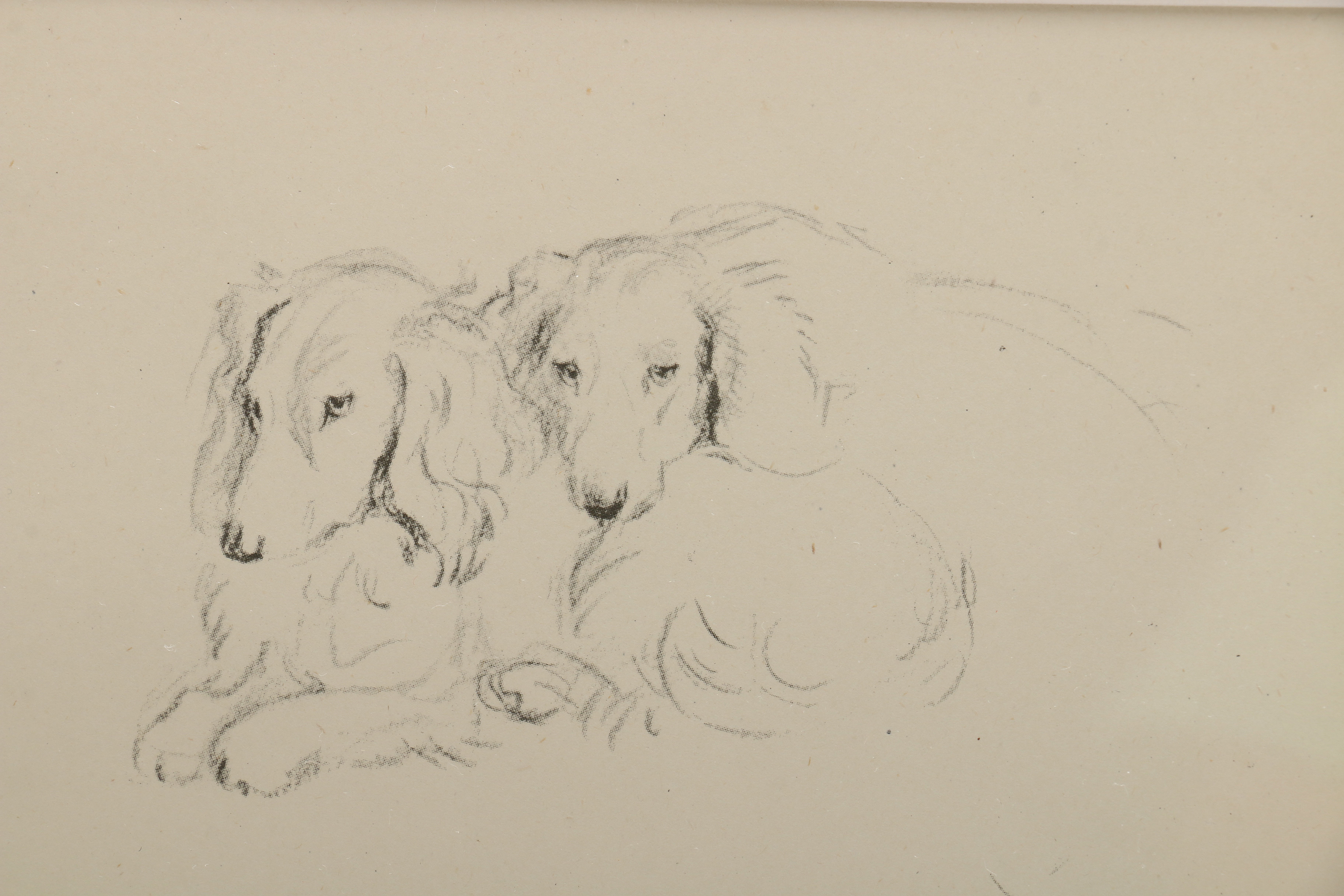 Three Vintage Dog-Themed Artworks