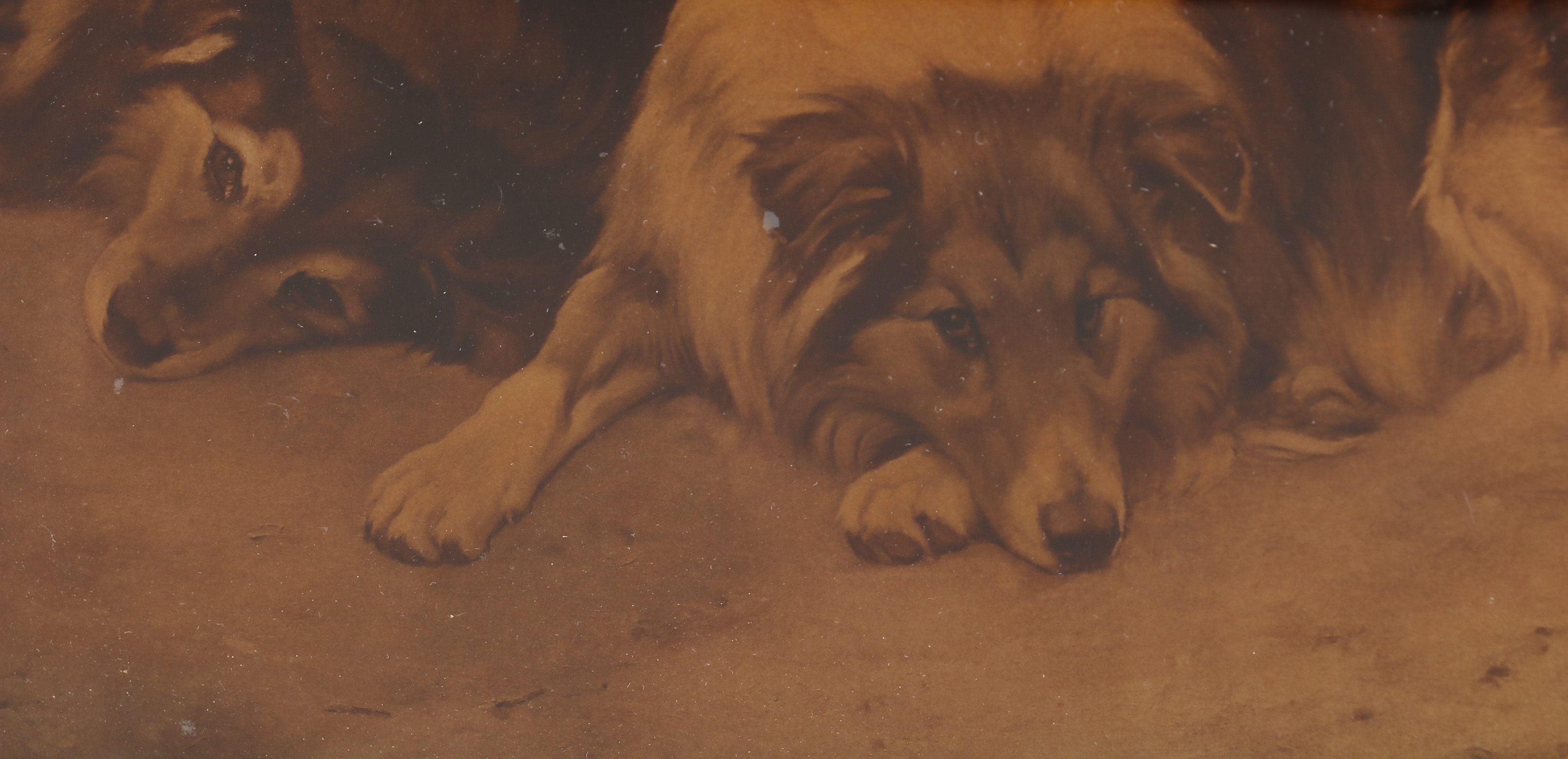 Three Vintage Dog-Themed Artworks