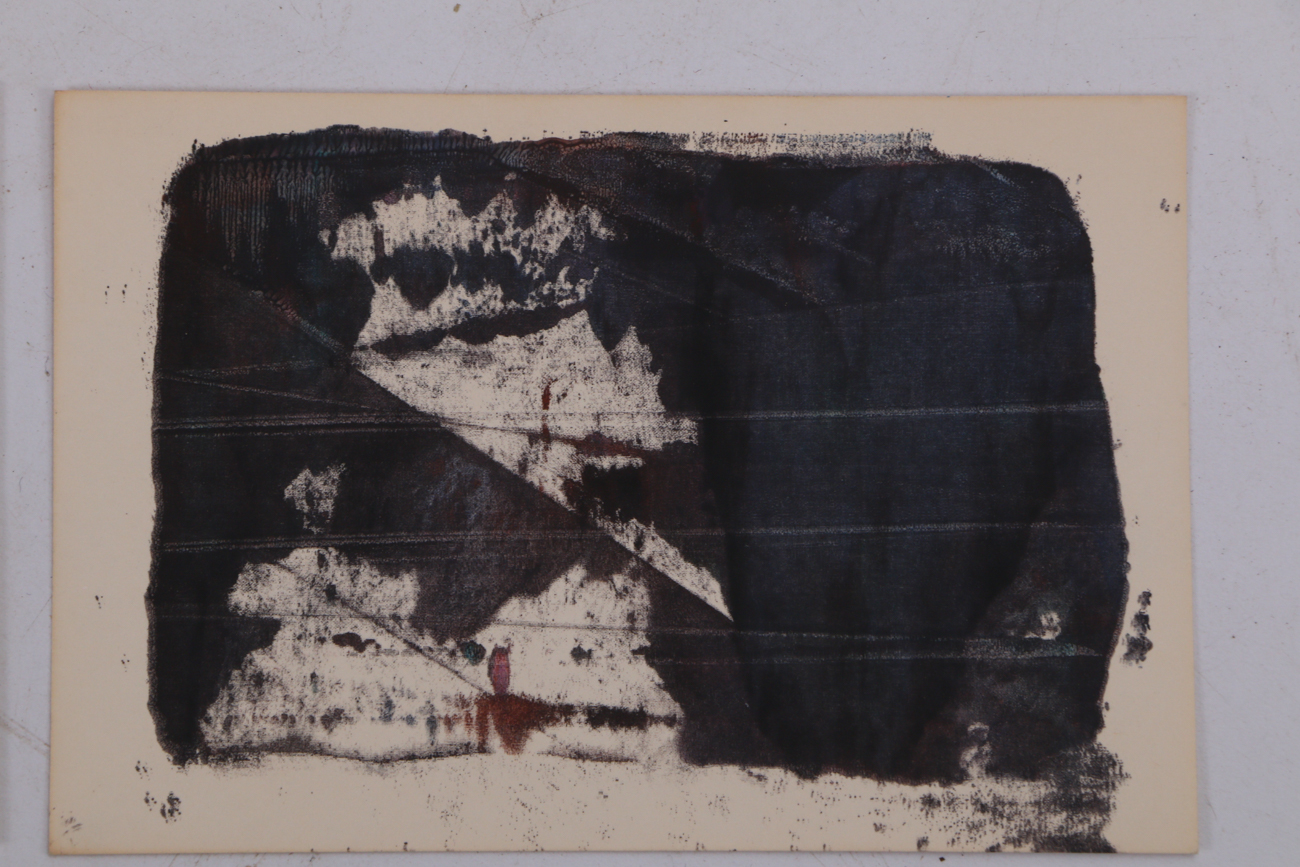 Six Paul Chidlaw Original Abstract Block Relief Prints