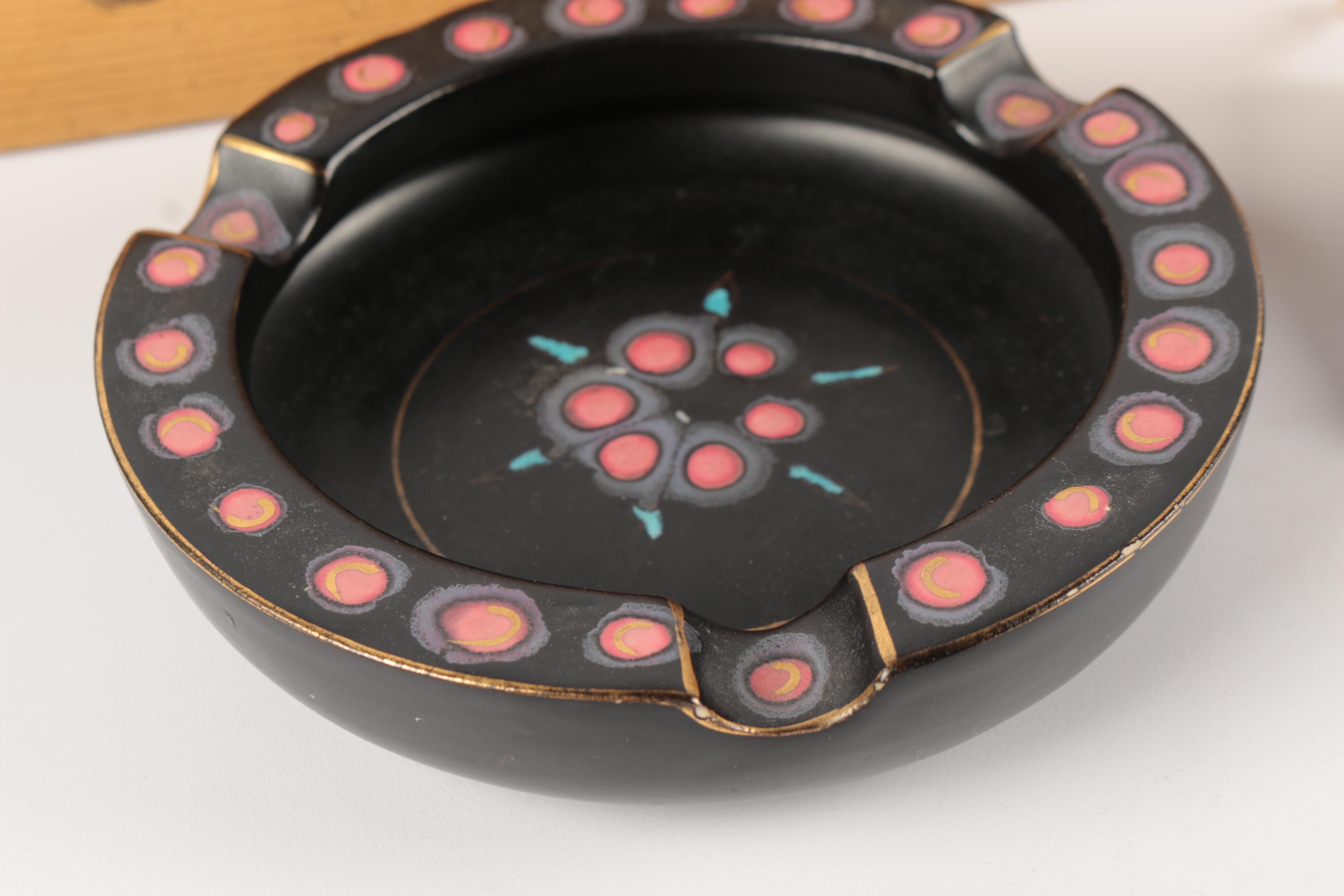 Zwaro Gouda Holland Ash Receiver, Ronson "Crown" Lighters and Vintage Cigar Mold