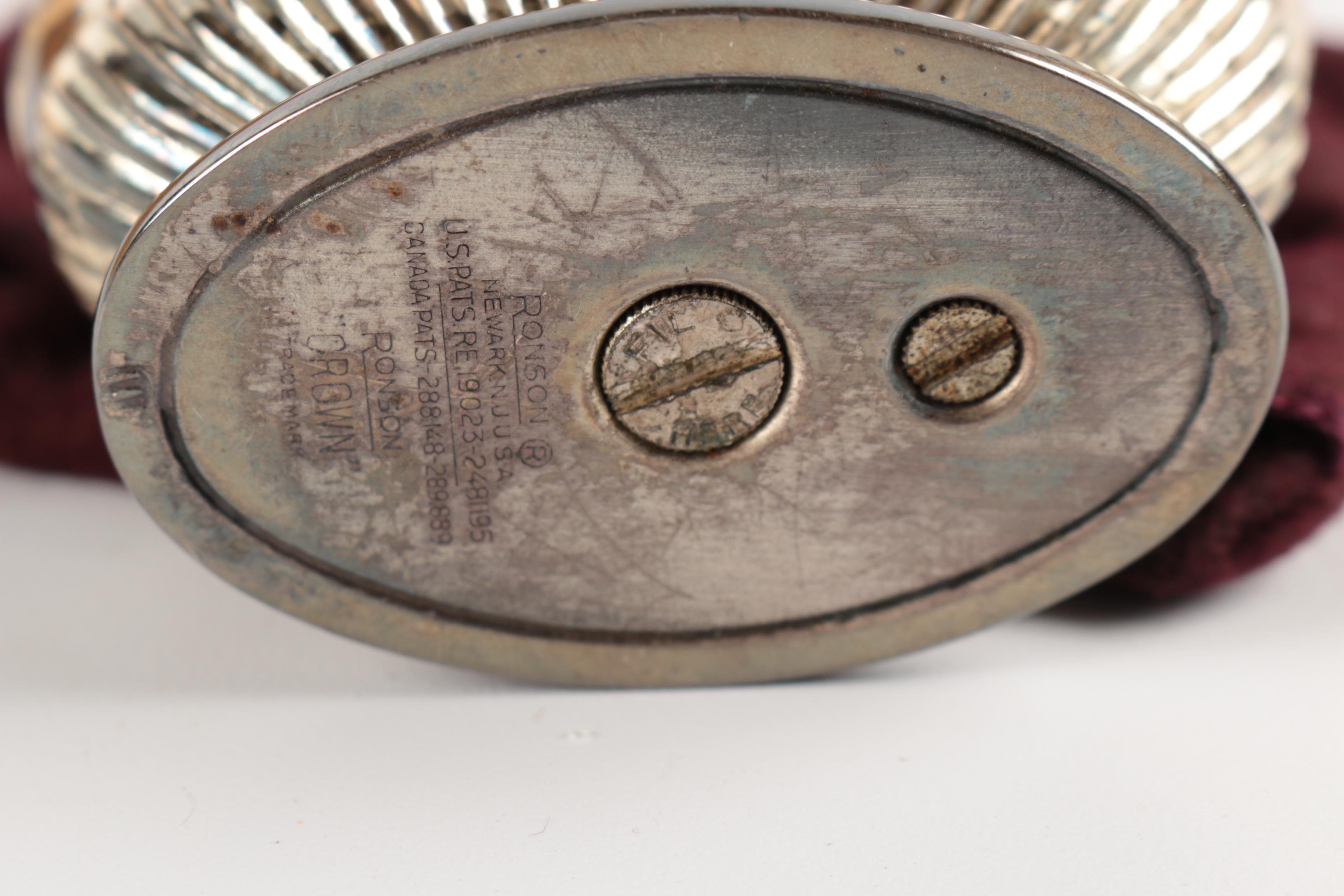 Zwaro Gouda Holland Ash Receiver, Ronson "Crown" Lighters and Vintage Cigar Mold