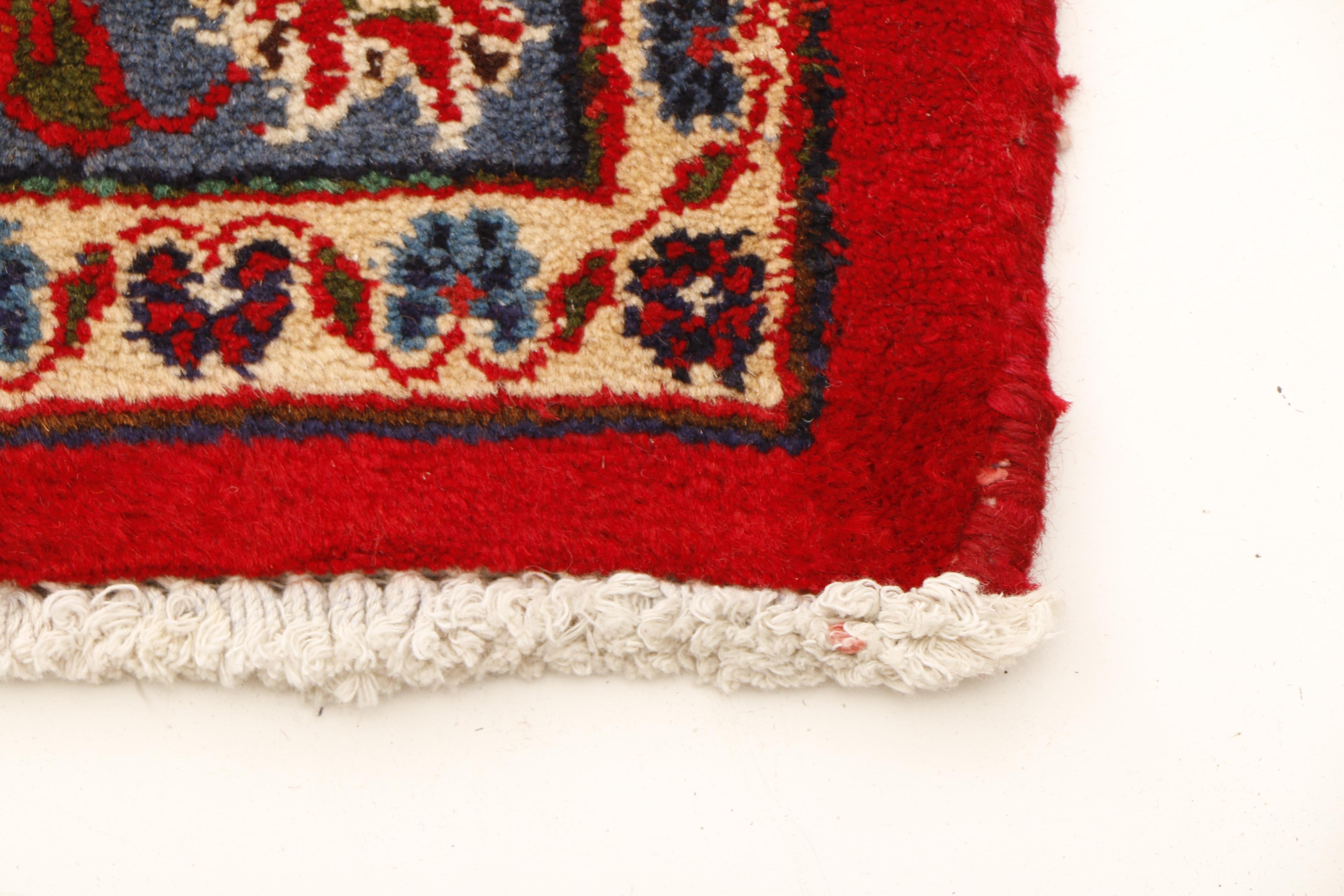 Hand-Knotted Room Sized Persian Ardekan Kashan Area Rug