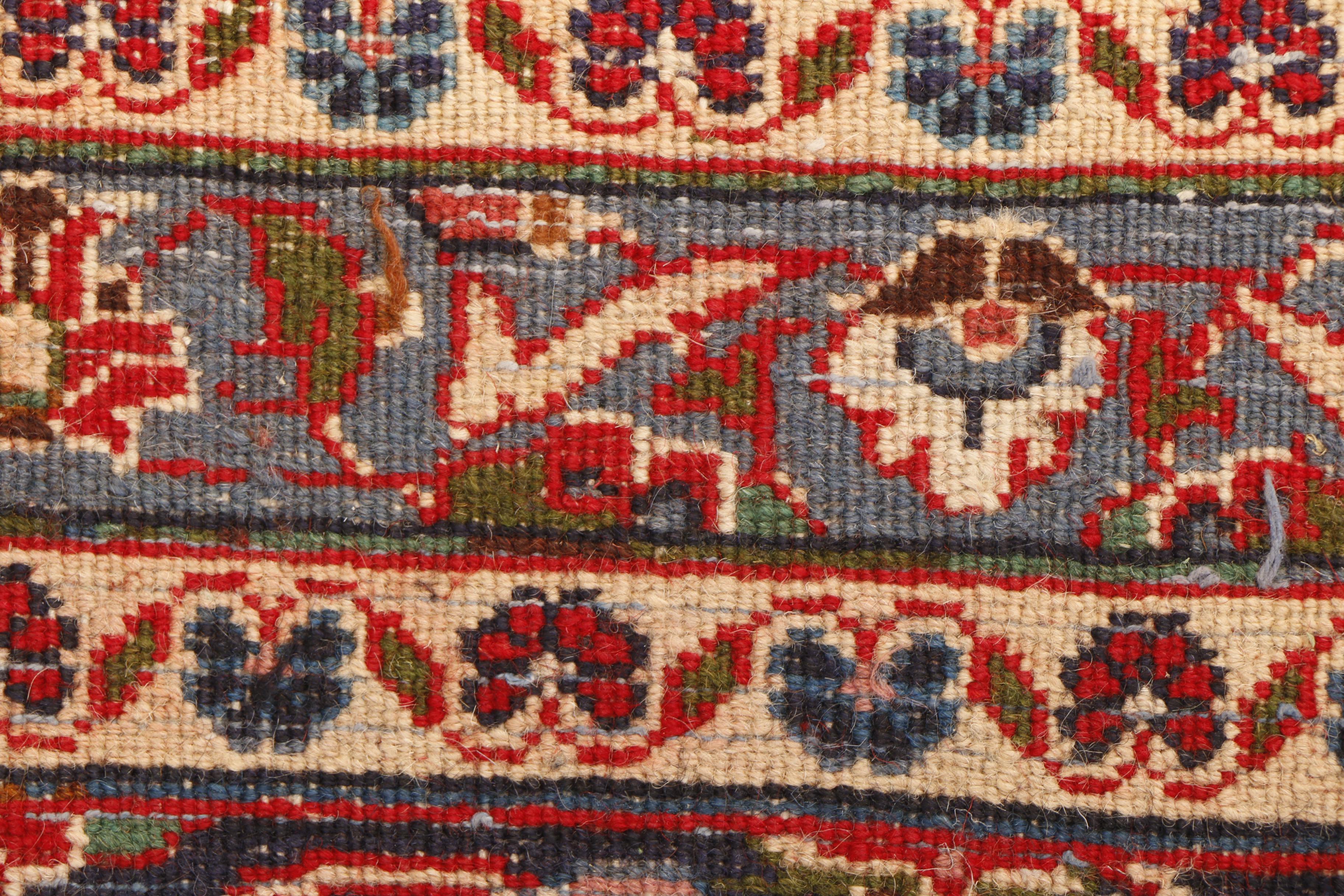 Hand-Knotted Room Sized Persian Ardekan Kashan Area Rug