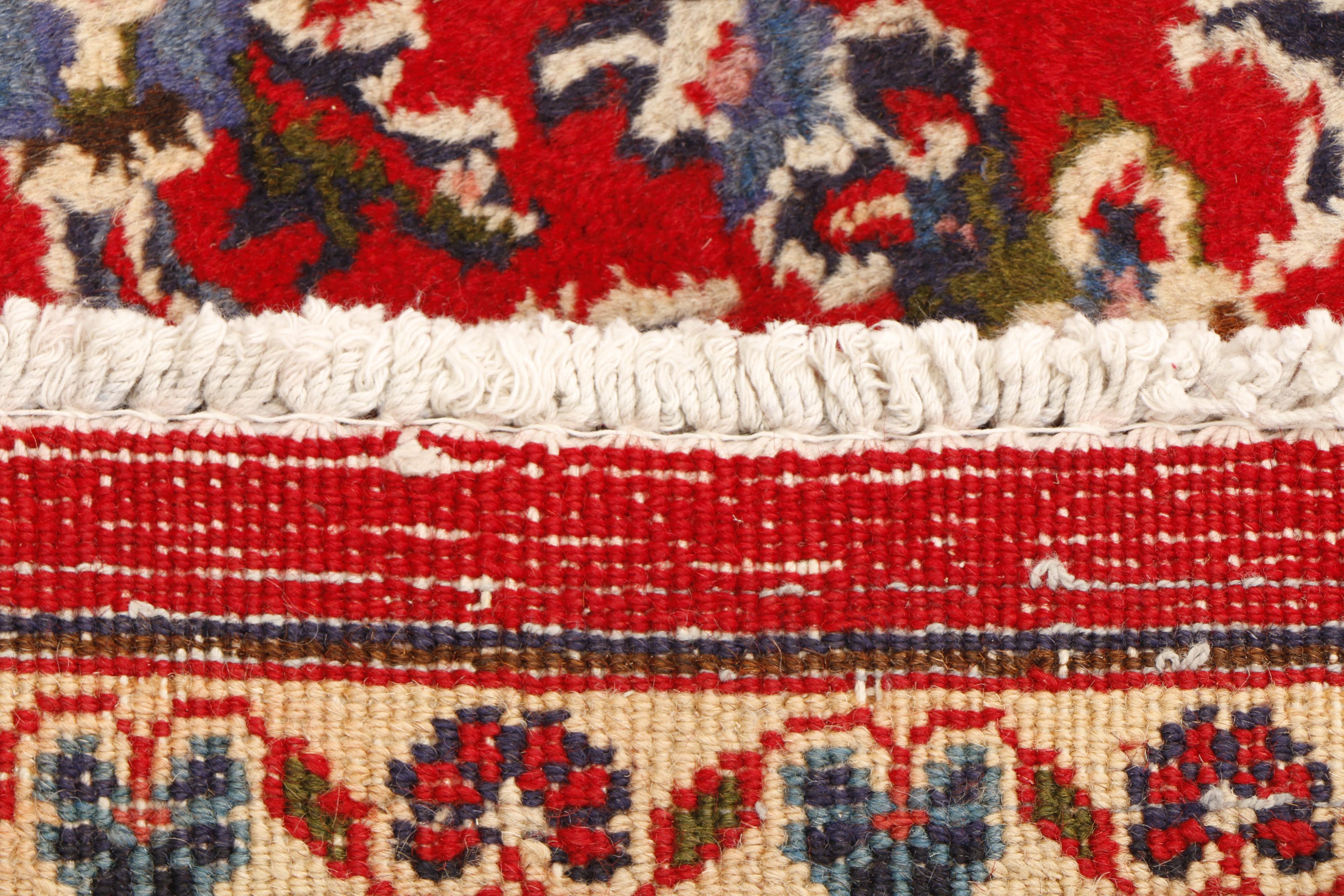 Hand-Knotted Room Sized Persian Ardekan Kashan Area Rug