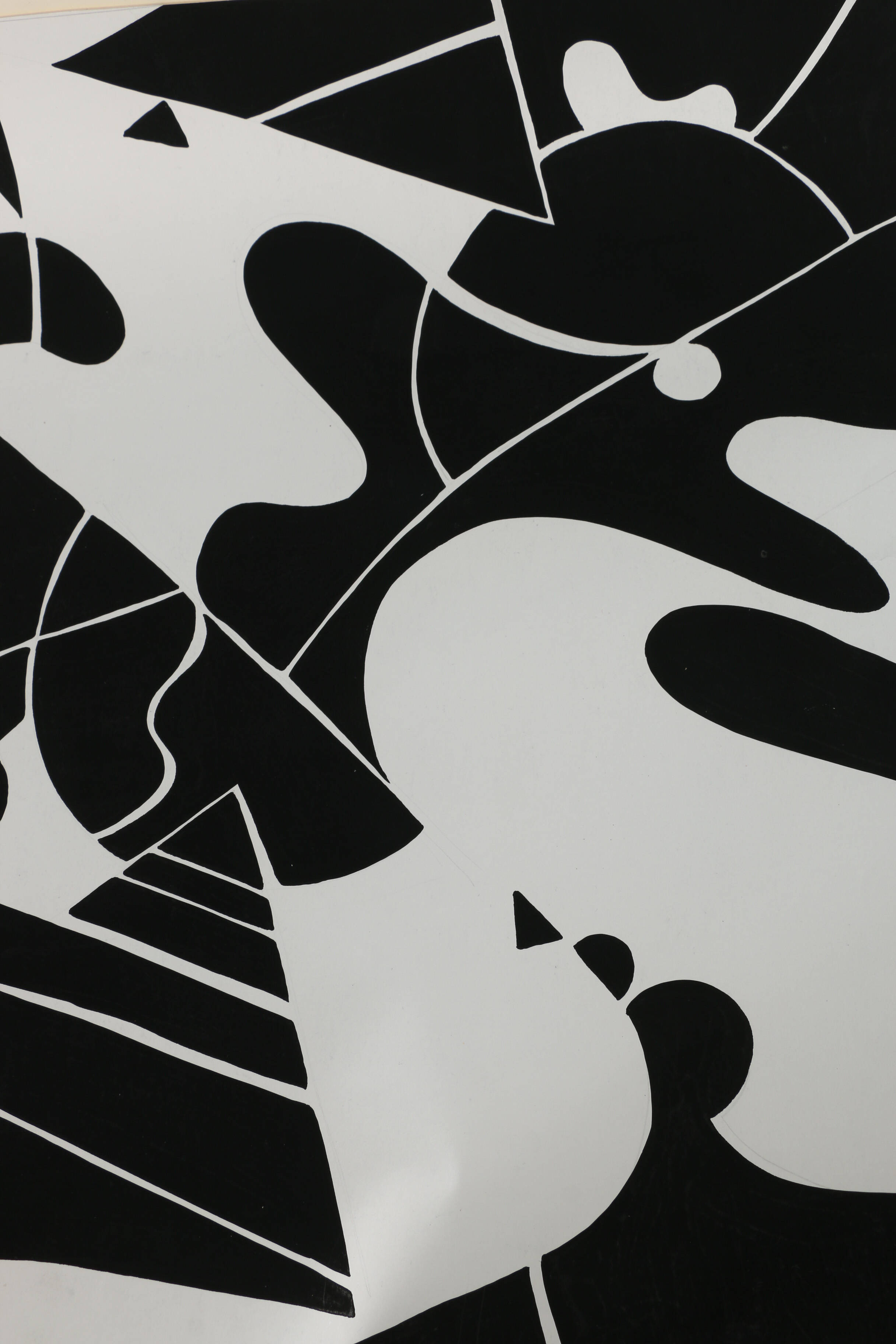 Vintage Painted Textile Design Proofs