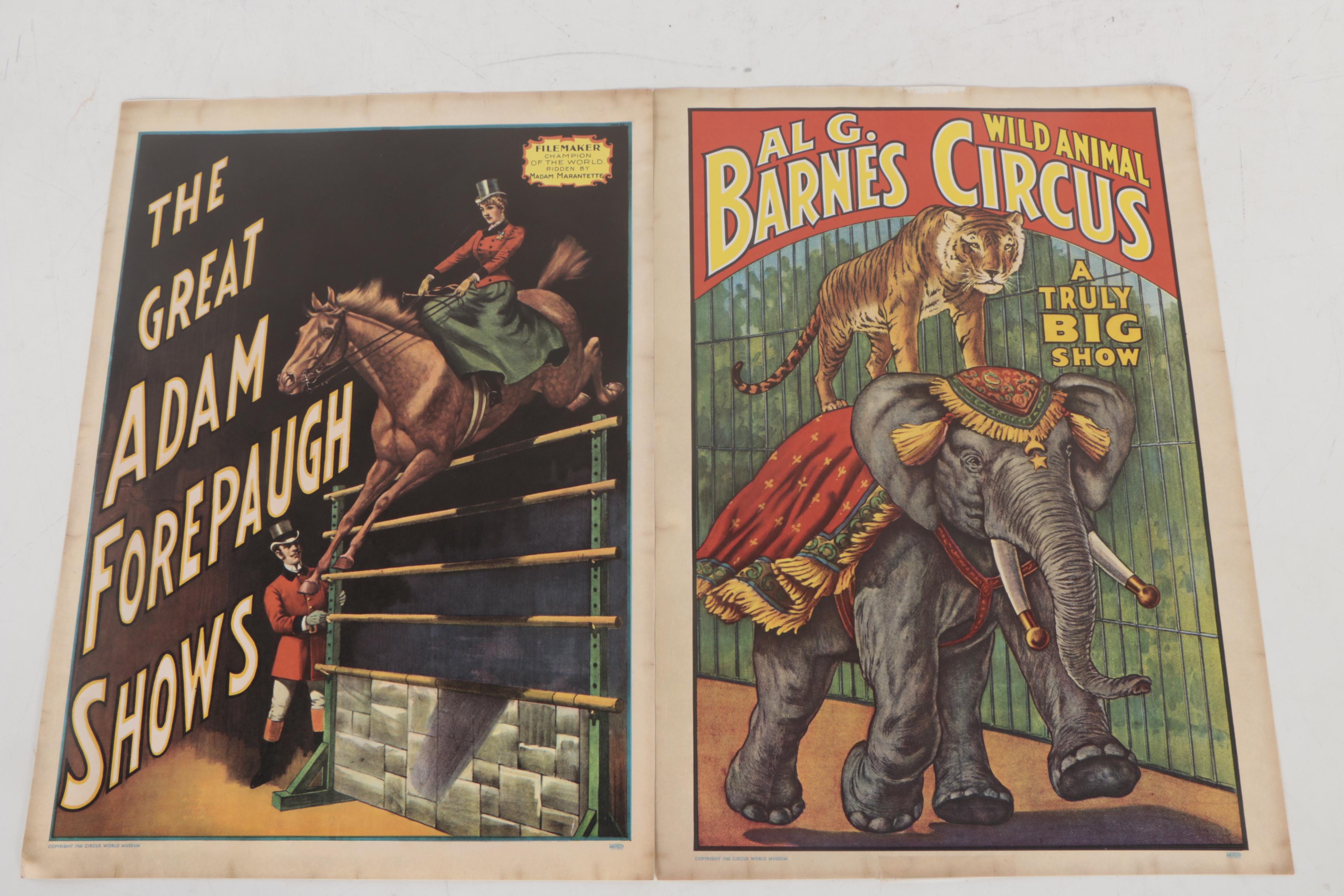 Circus World Museum Offset Lithographs