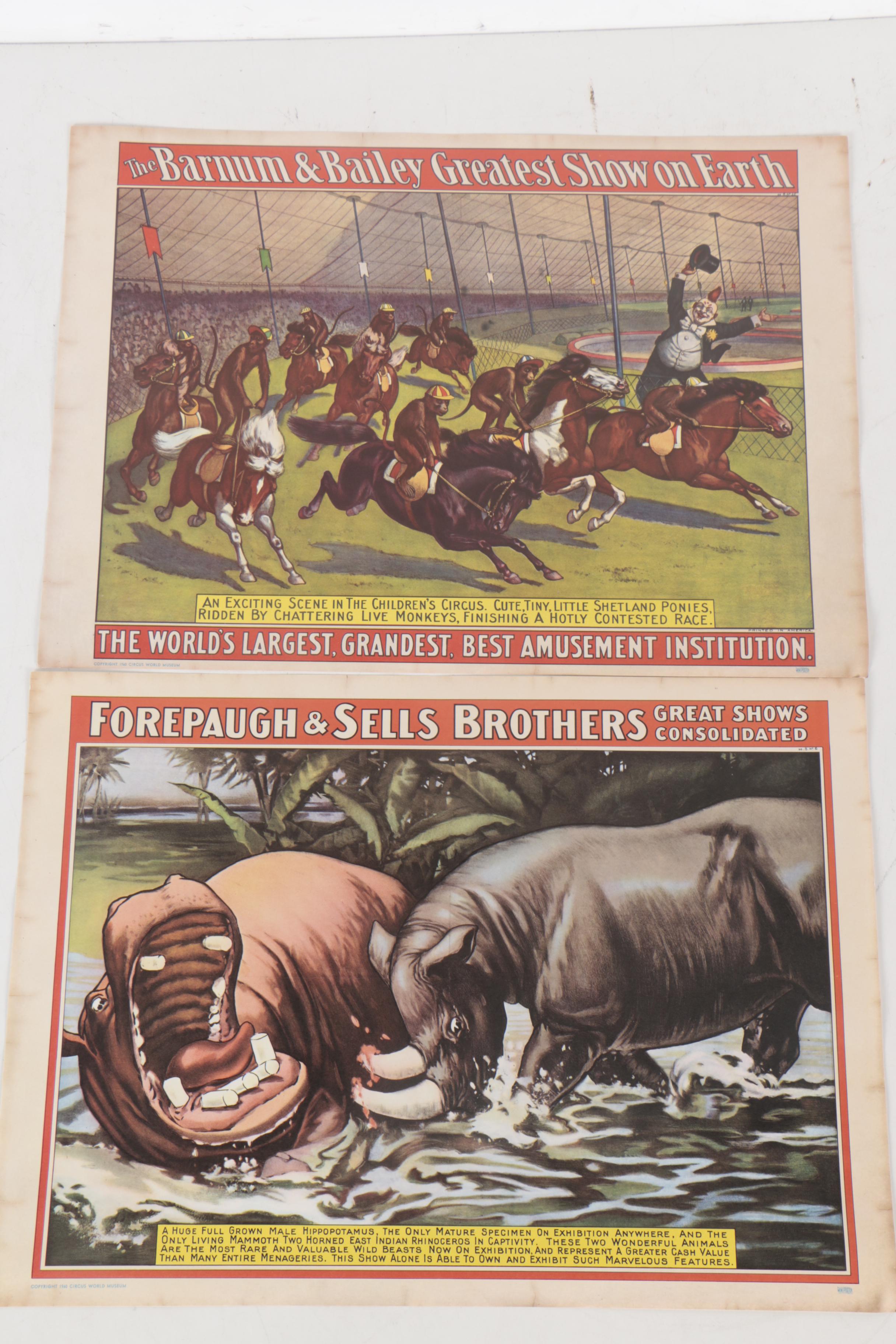 Circus World Museum Offset Lithographs
