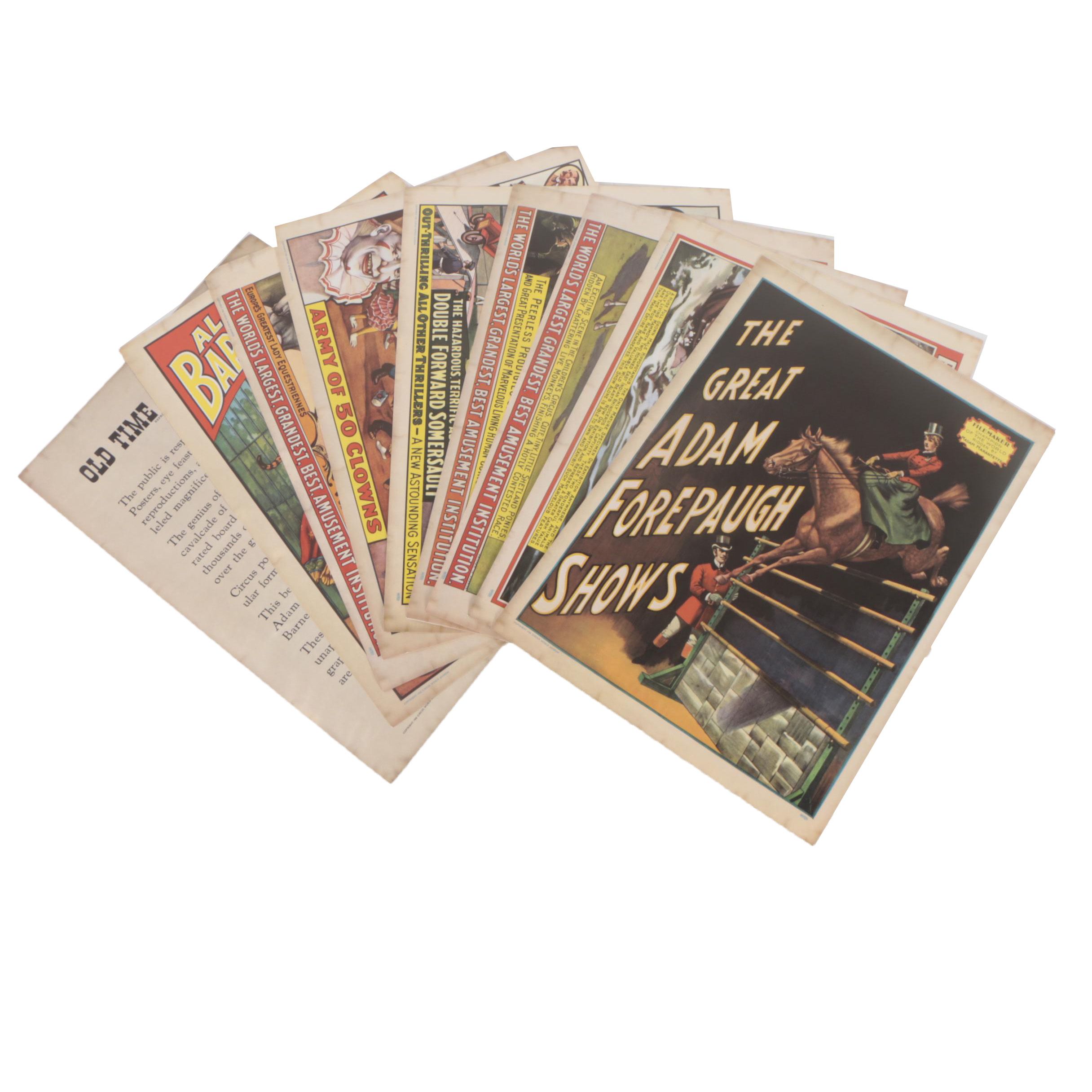 Circus World Museum Offset Lithographs