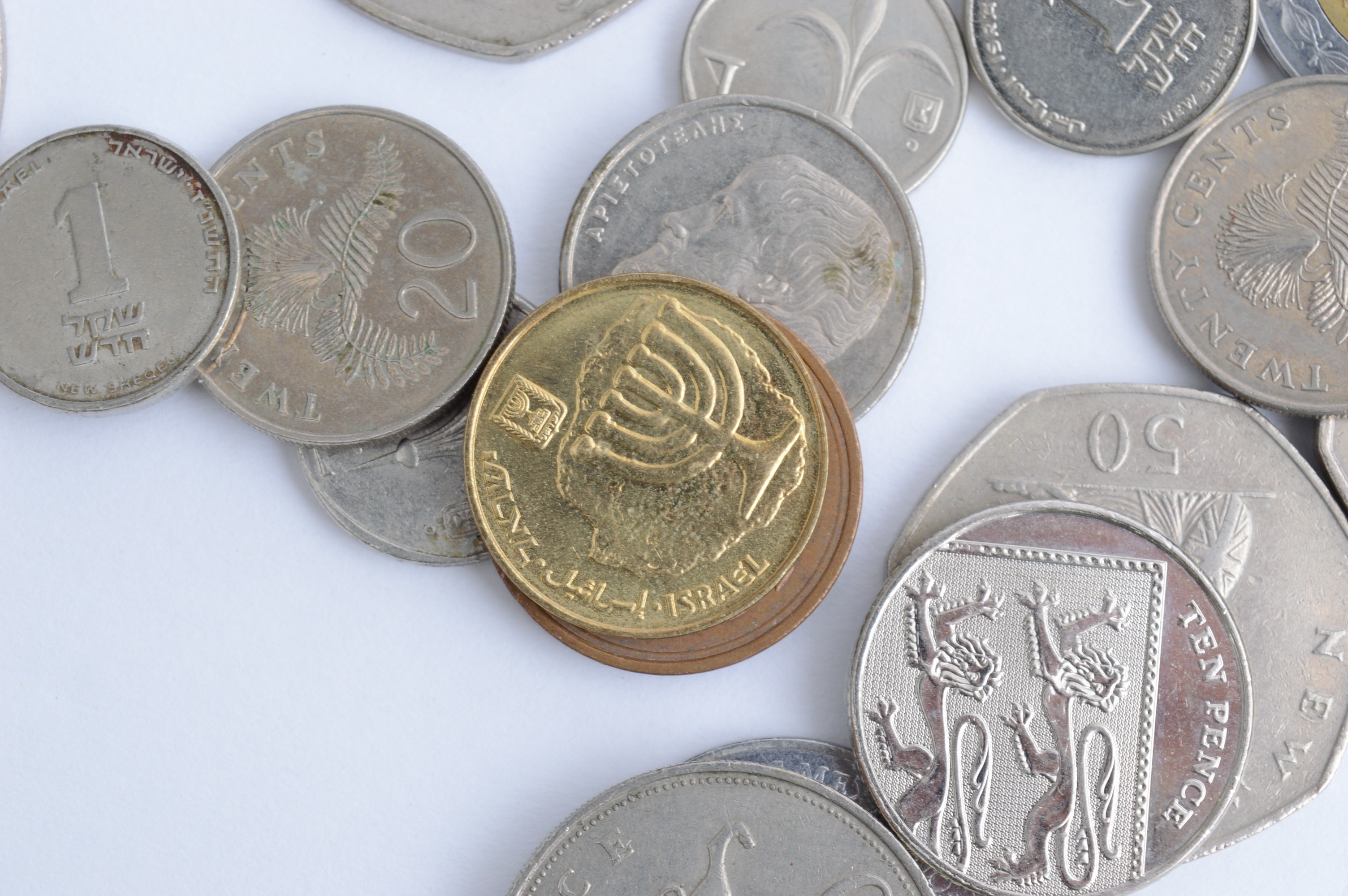 Collection of Foreign Coins and Currency