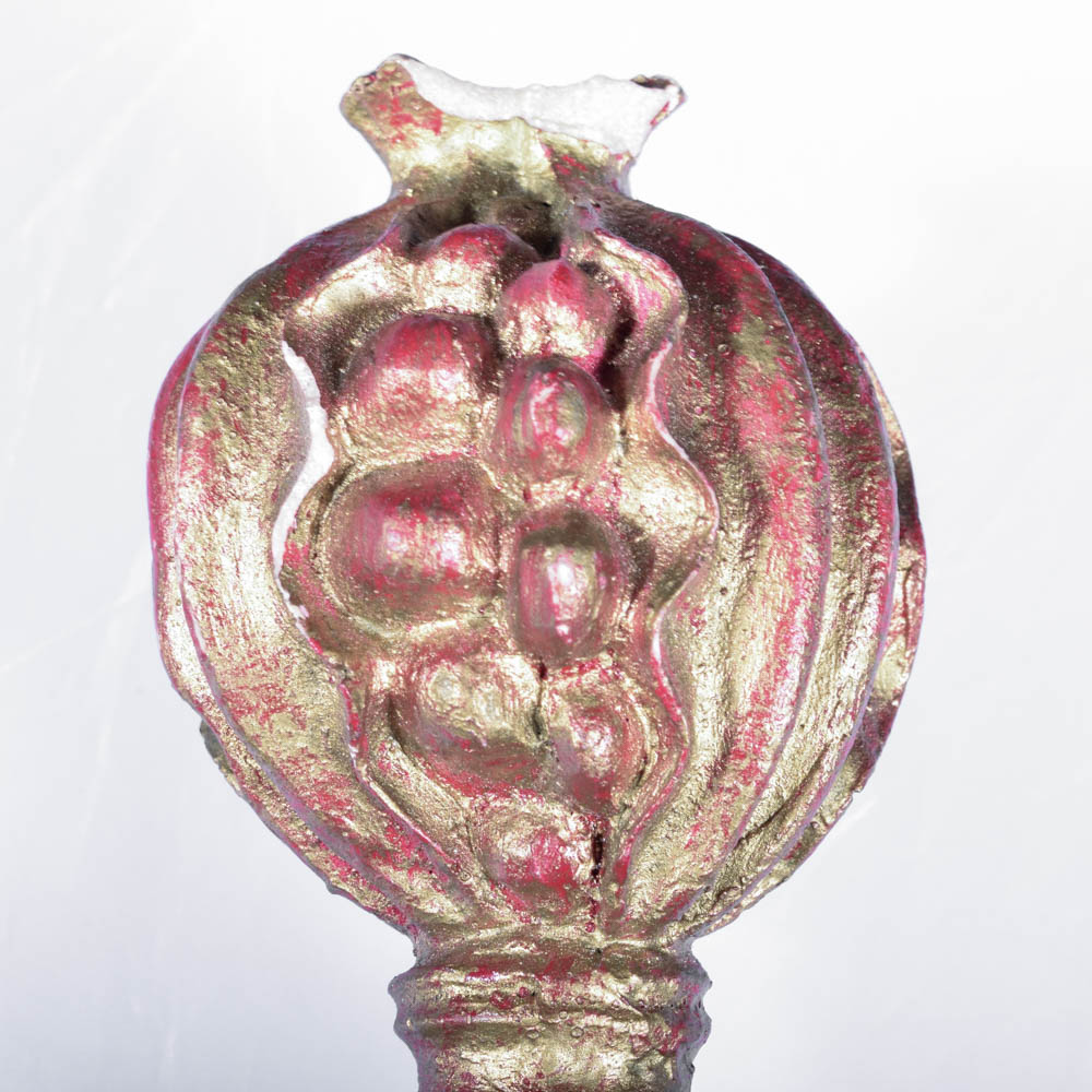 Armorial Wall Tapestry with Hanging Rod