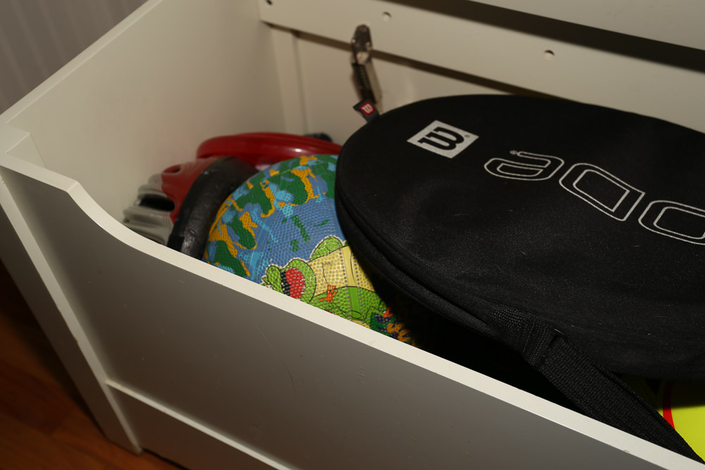 Off-White Beadboard Hall Tree with Hooks