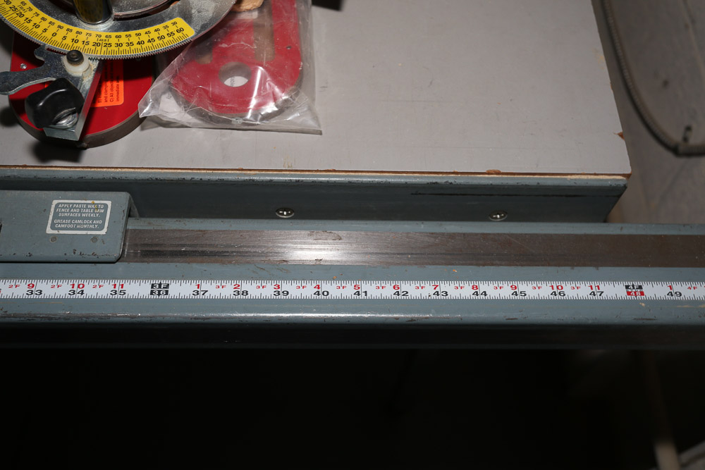 Delta Unisaw 10" Tilting Arbor Table Saw with Saw Blades and Accessories