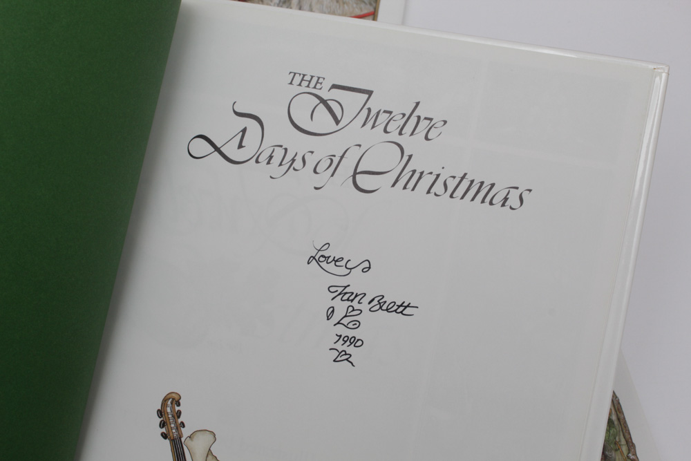 Jan Brett Signed Children's Books