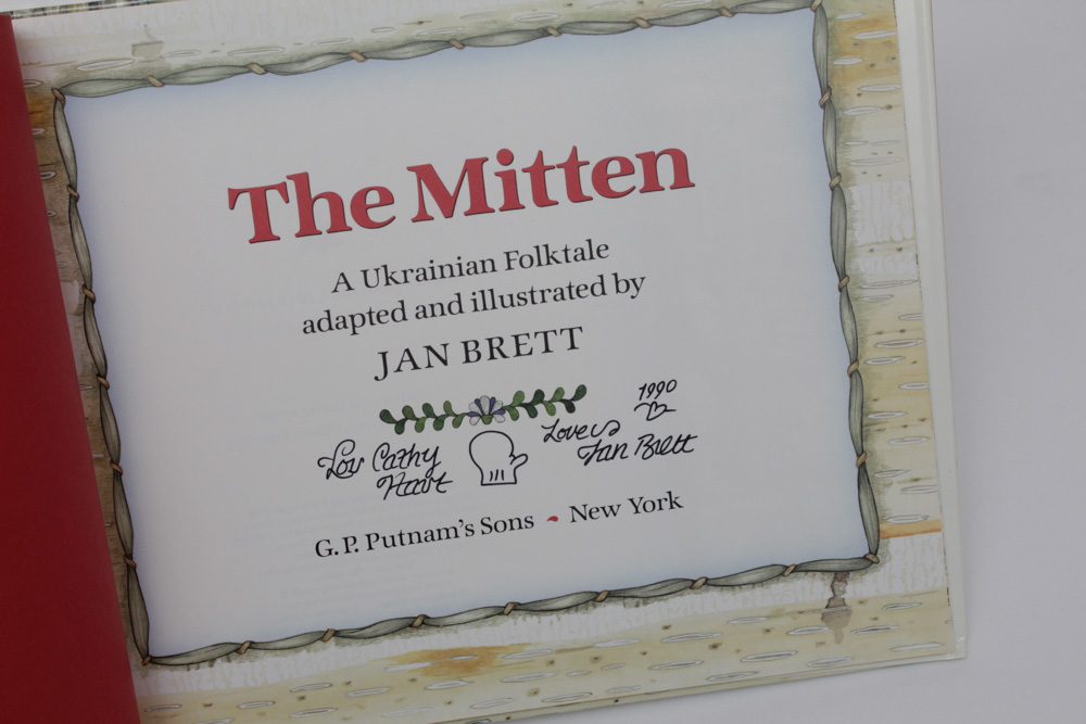 Jan Brett Signed Children's Books