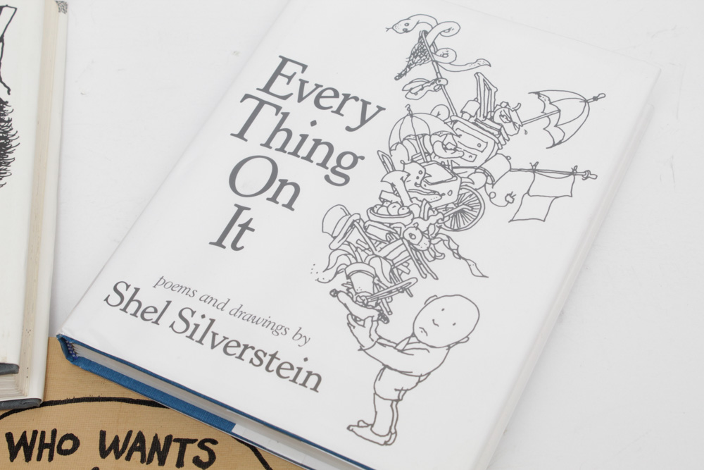 Shel Silverstein Signed "A Light in the Attic" and Other Books