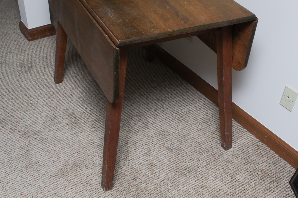 Vintage Maple Drop Leaf Dining Table