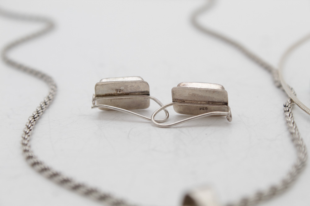 Sterling Silver and Larimar Jewelry