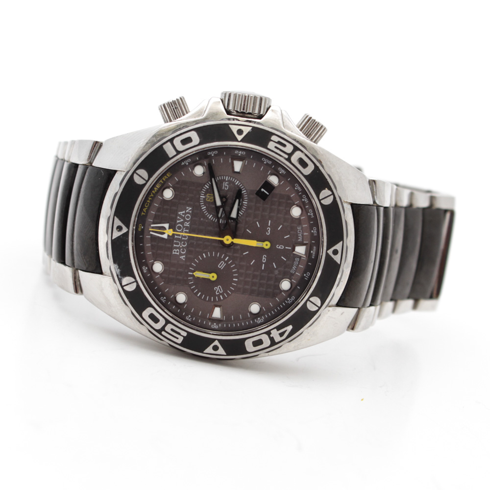Bulova Accutron Stainless Steel Chronograph Watch | EBTH Bulova Accutron Stainless Steel Chronograph Watch | EBTH