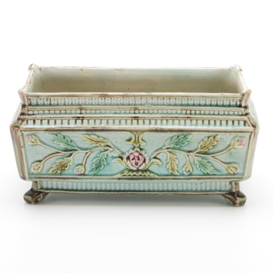 French Majolica Jardiniere Circa 1890-1905