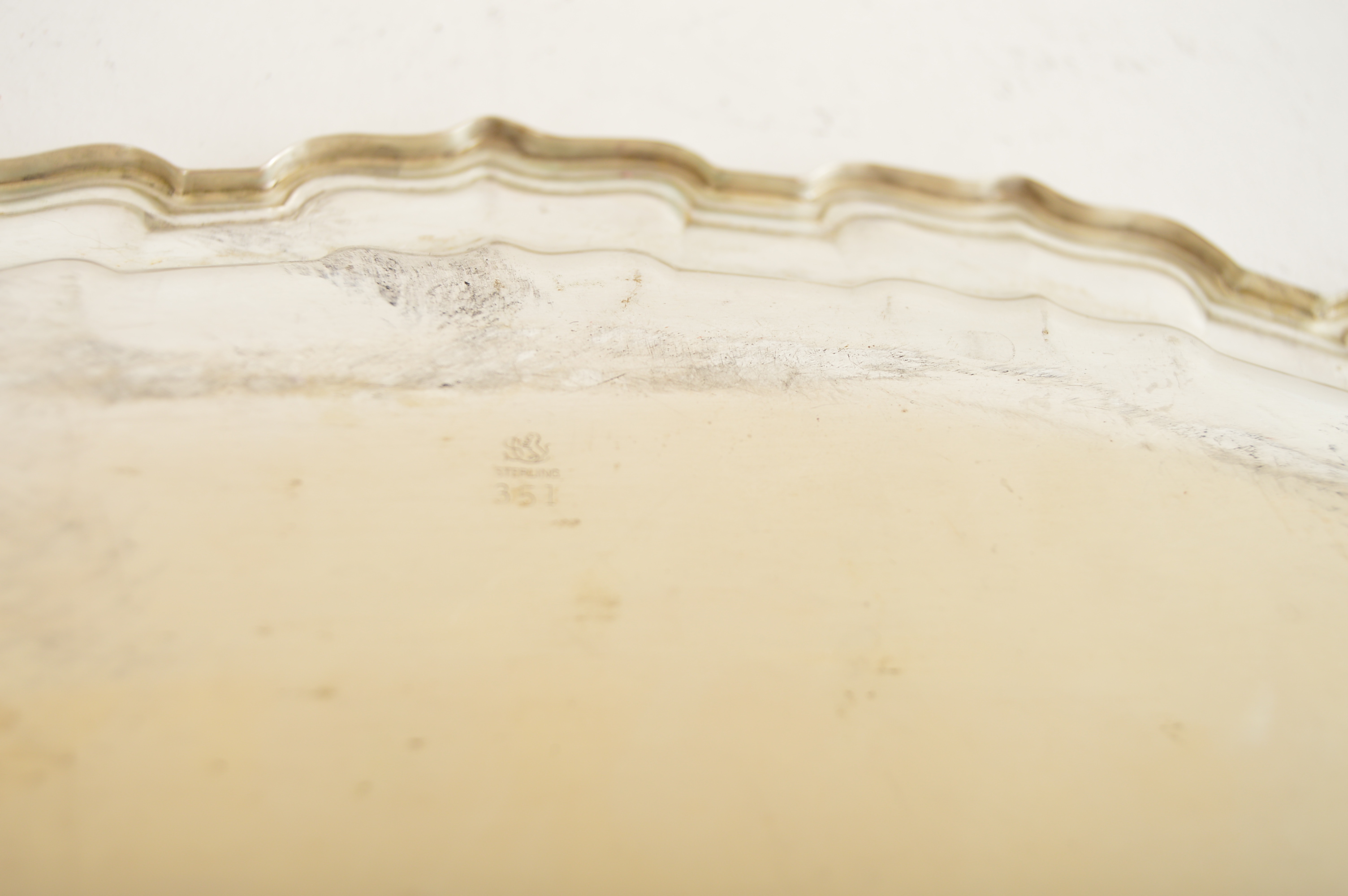 Frank Smith Silver "Chippendale" Sterling Silver Tray