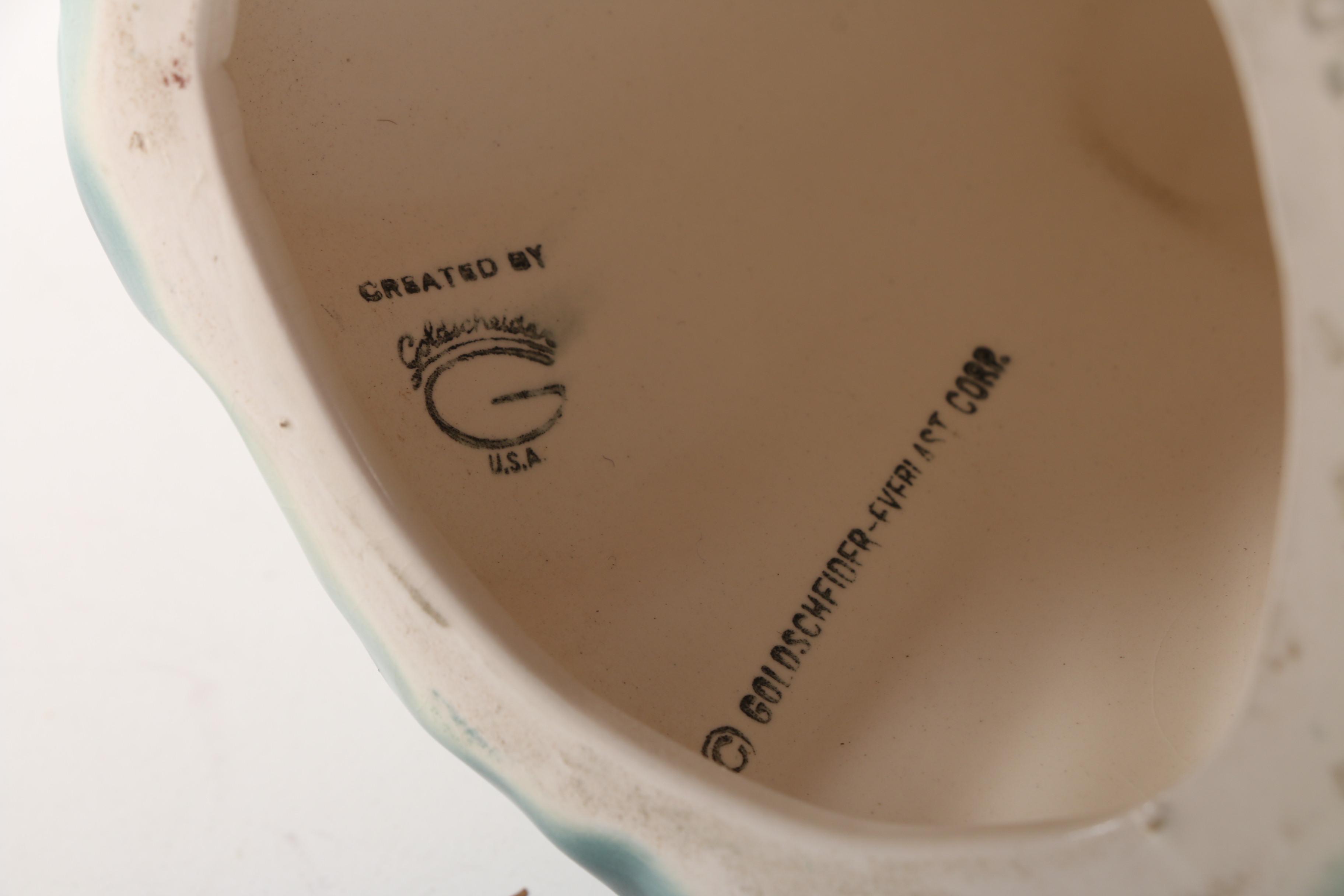 Goldscheider-Everlast Figurines and Adderley Floral Arrangement