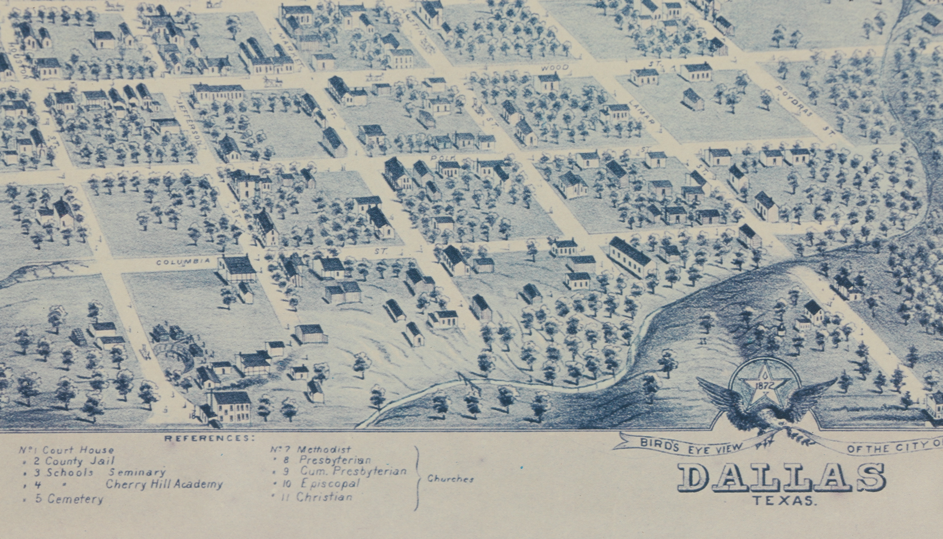 Offset Lithograph After Herman Brosius of Dallas, Texas