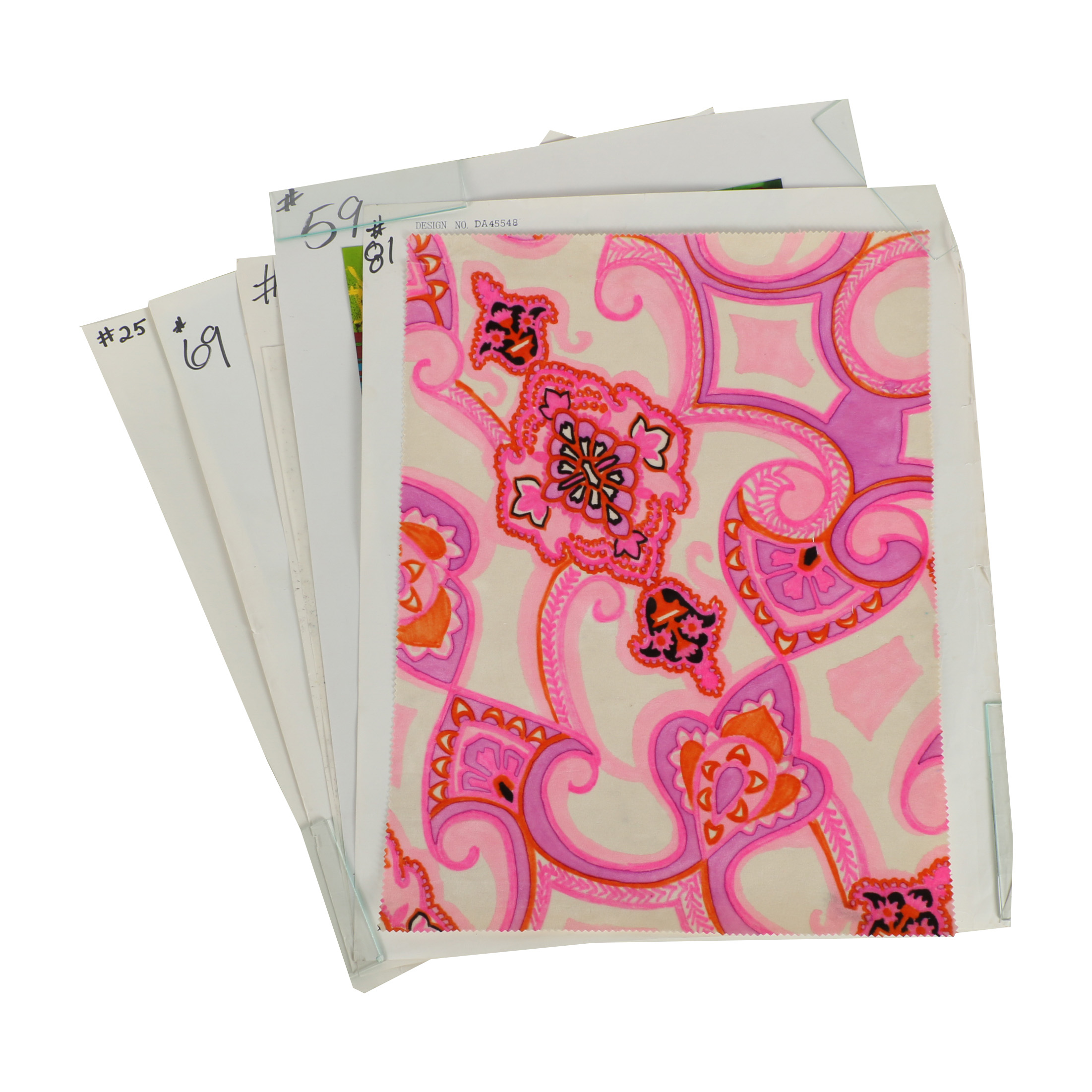 Vintage Textile Design Proofs