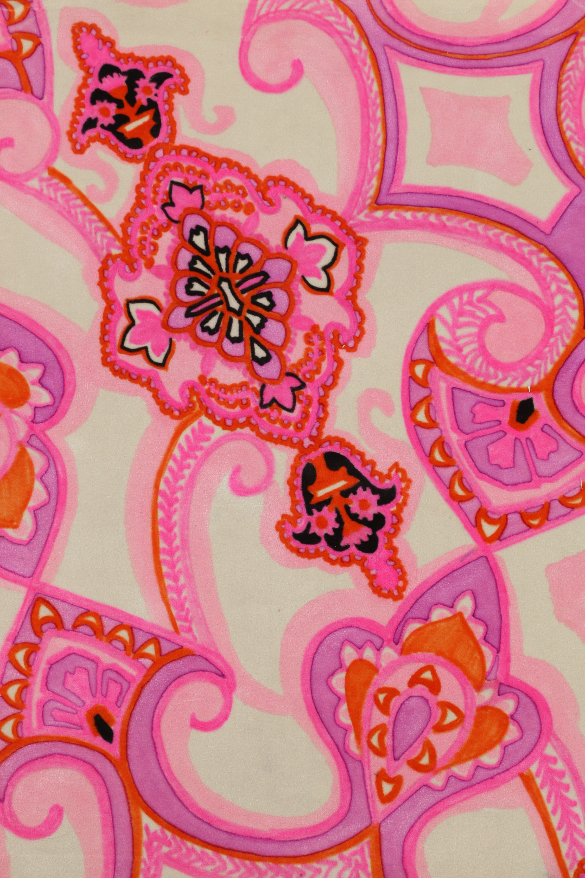 Vintage Textile Design Proofs