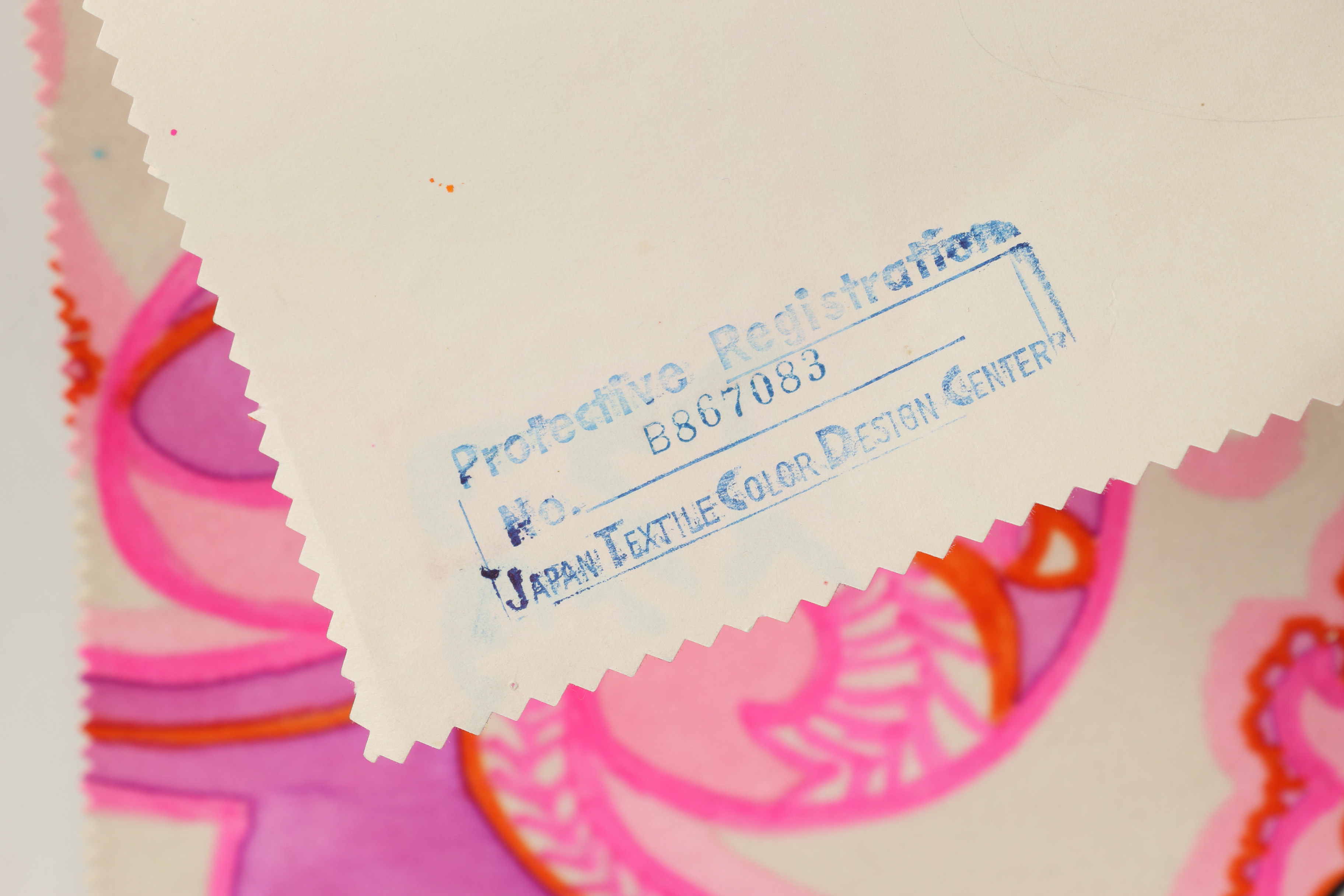 Vintage Textile Design Proofs