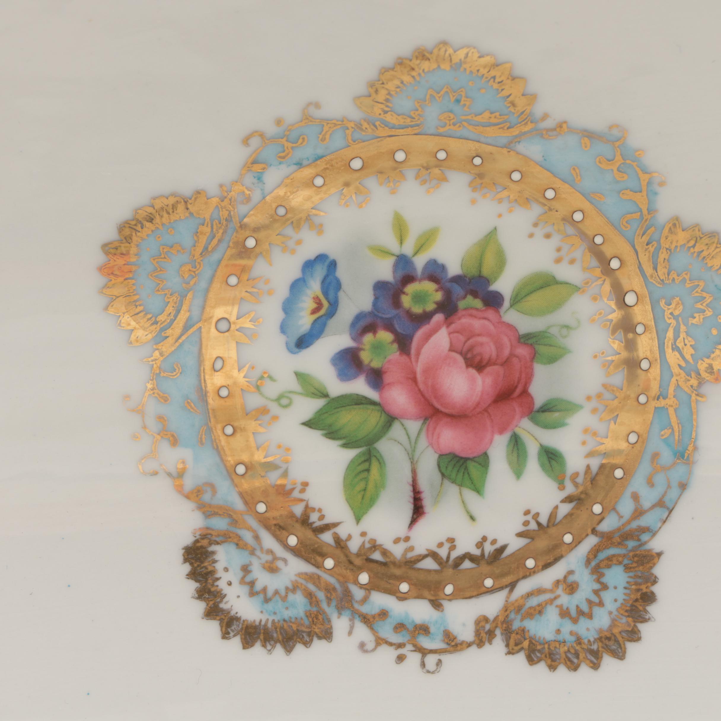 Modern Royal Vienna Porcelain Transferware Wine Cistern