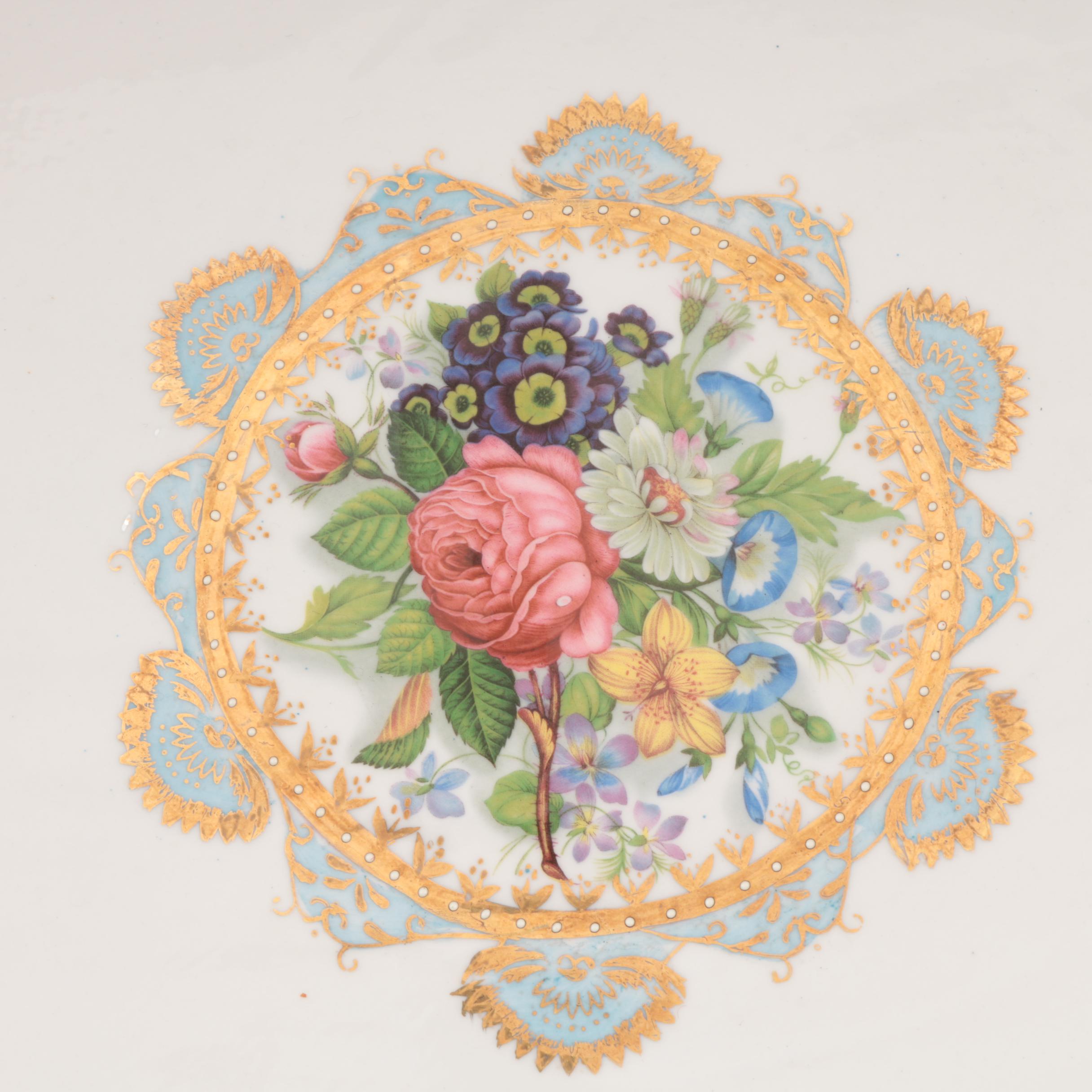 Modern Royal Vienna Porcelain Transferware Wine Cistern