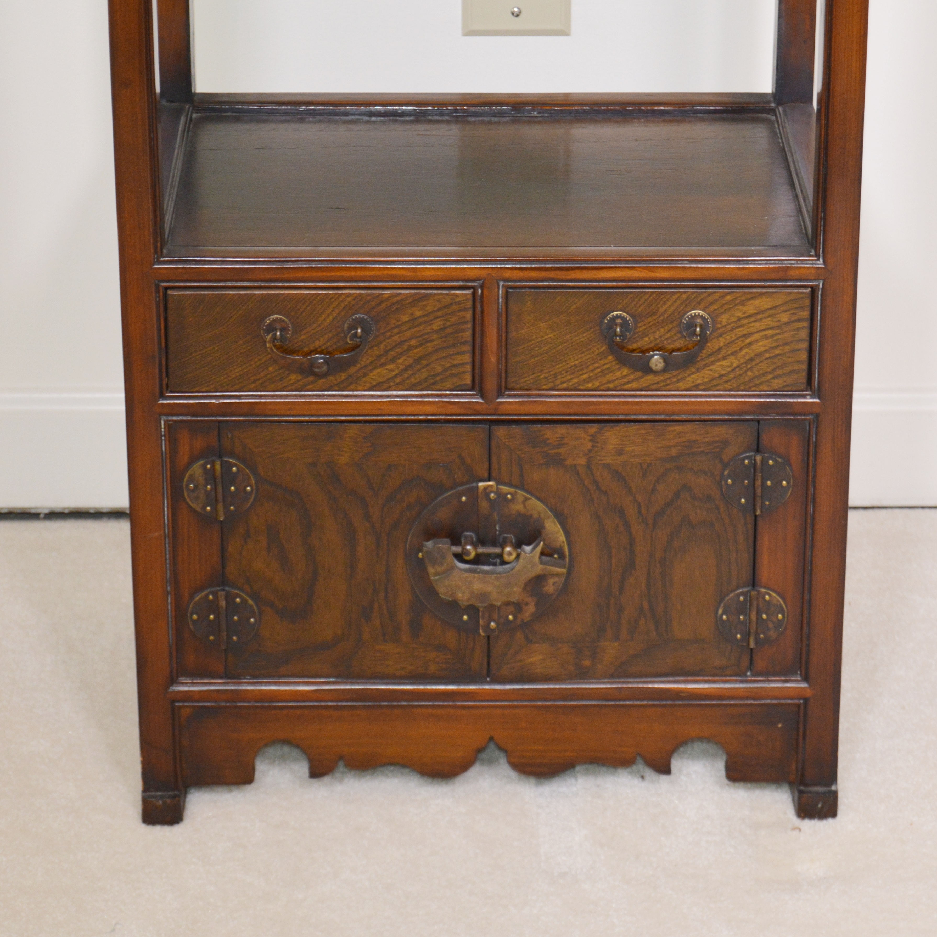 Korean Style Wood Side Table