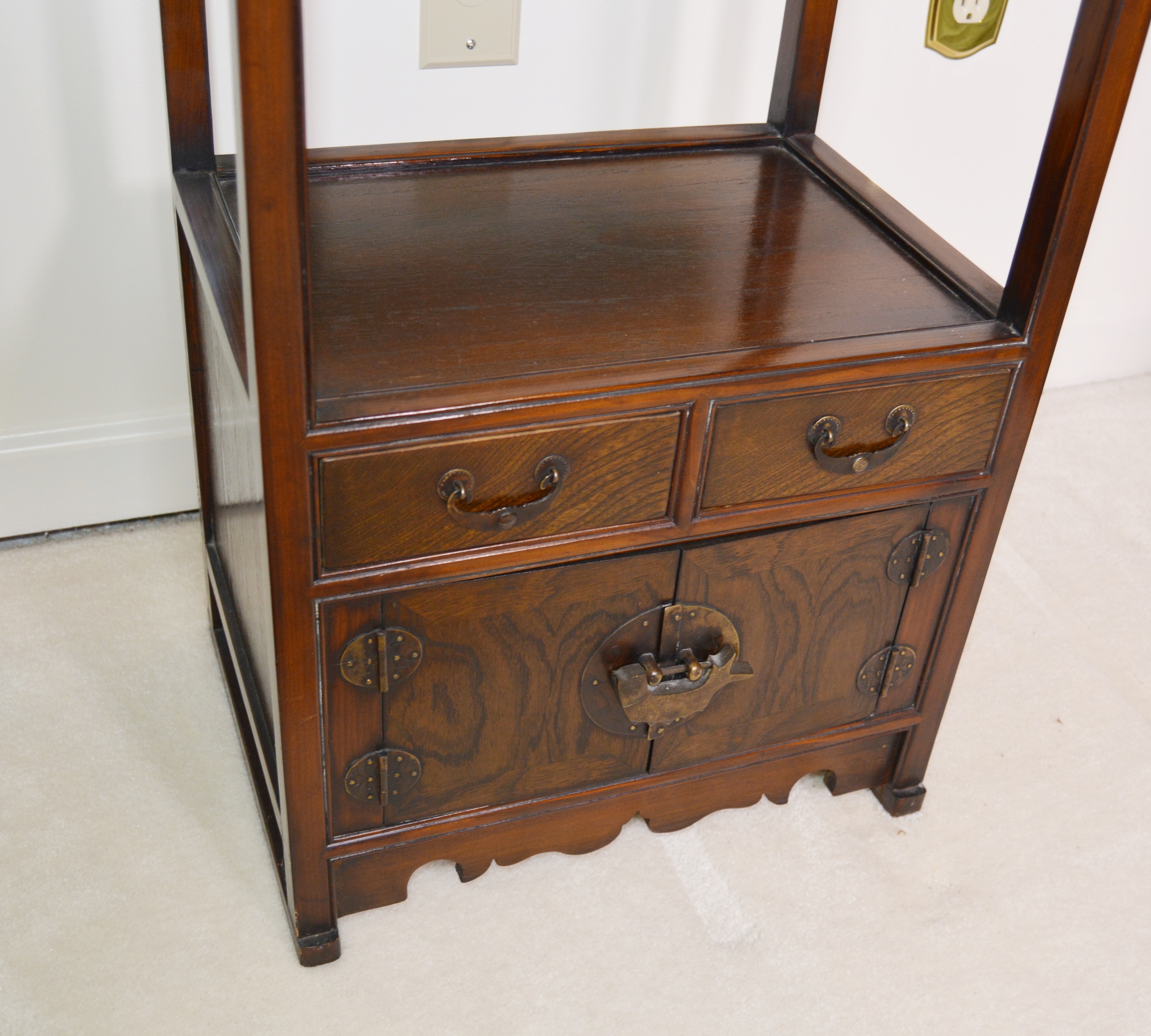 Korean Style Wood Side Table