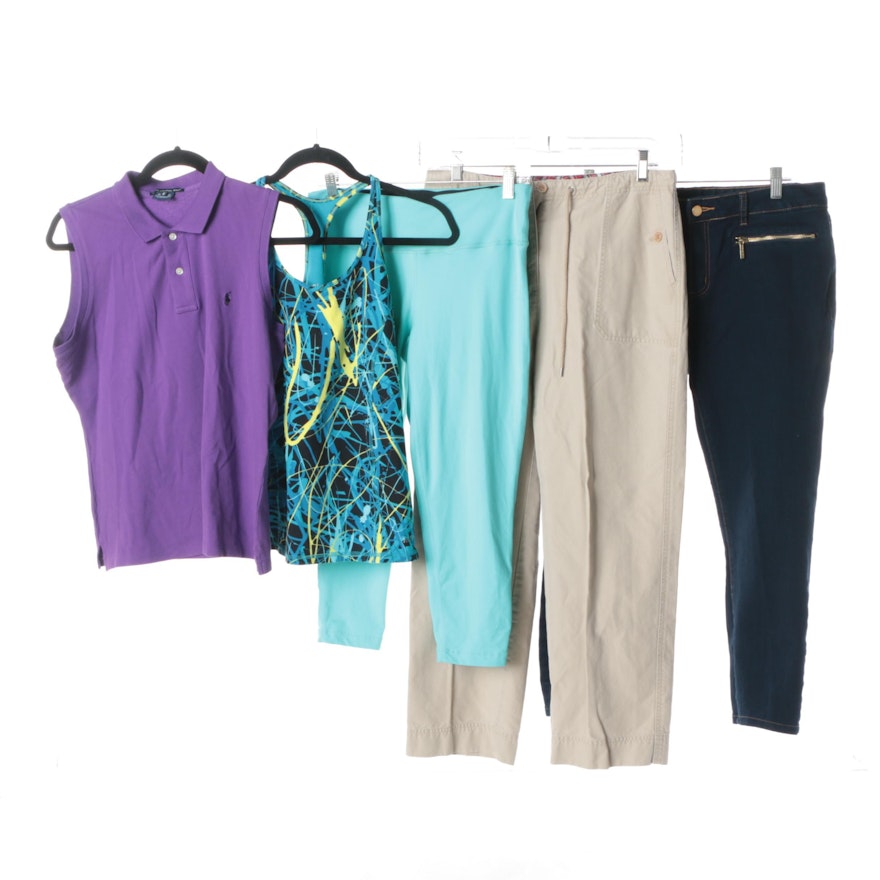 Women's Activewear and Pants Including MICHAEL Michael Kors and Calvin Klein