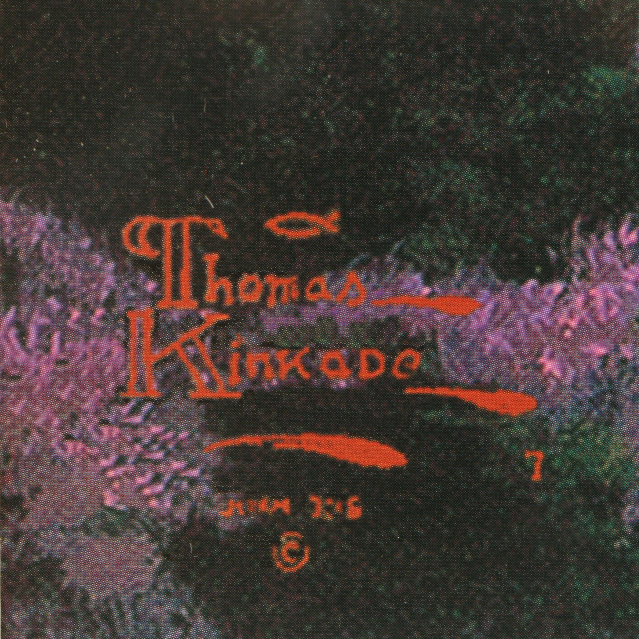 After Thomas Kinkade Offset Lithograph "Spring Gate"