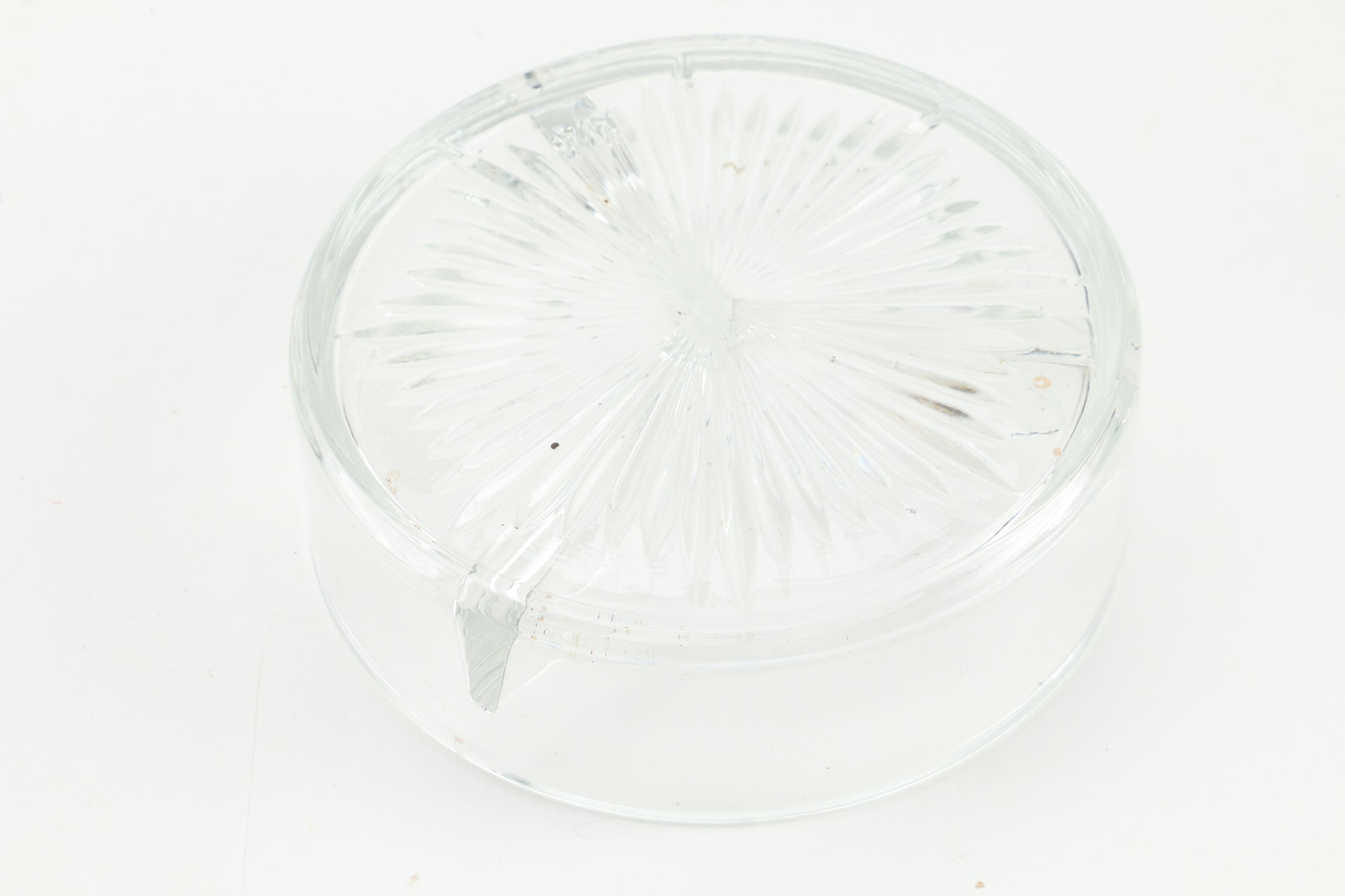 Vintage Brass and Crystal Ash Receivers