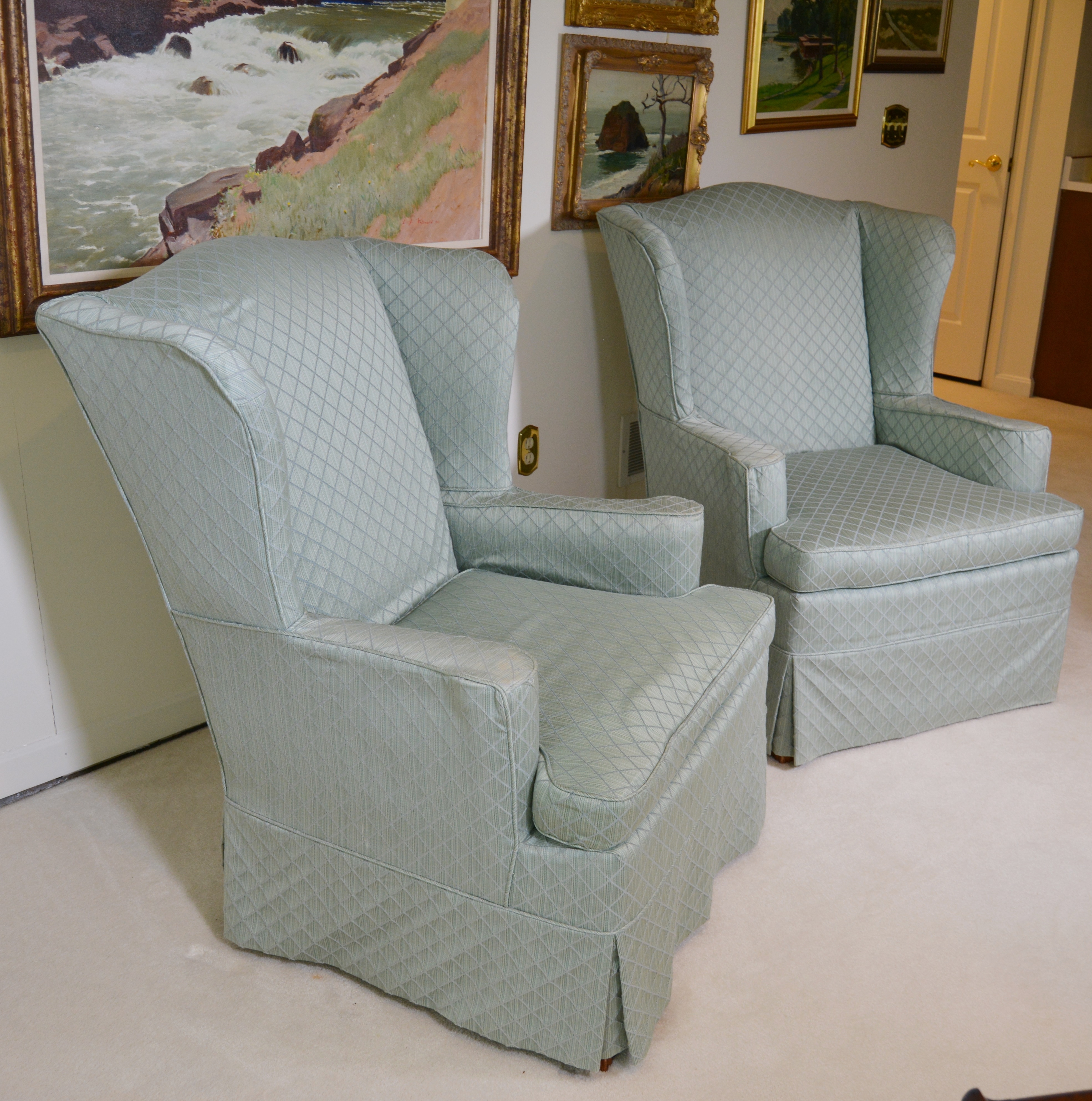 Wingback Chairs by North Hickory Furniture Company