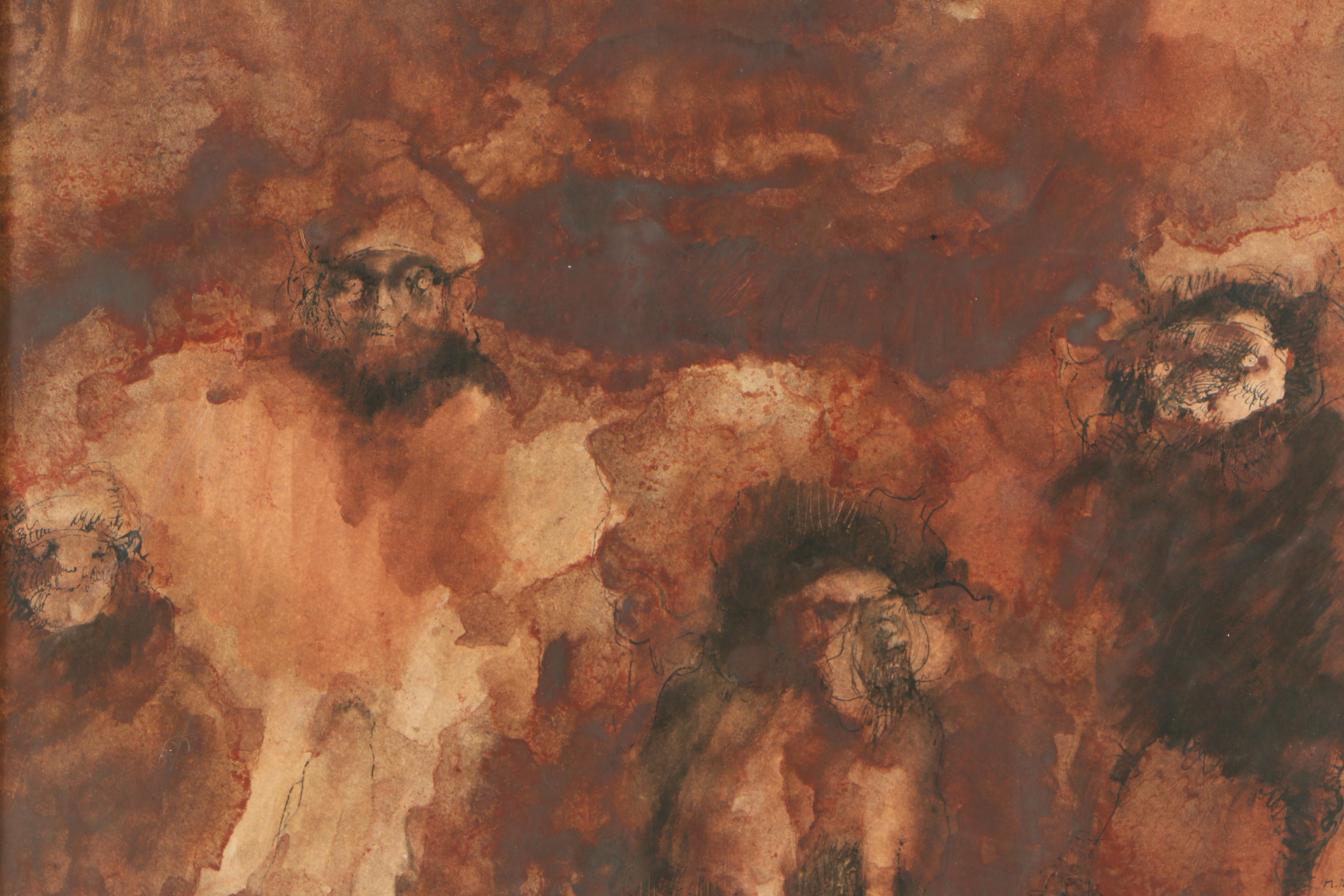 Nelson Román Watercolor Painting