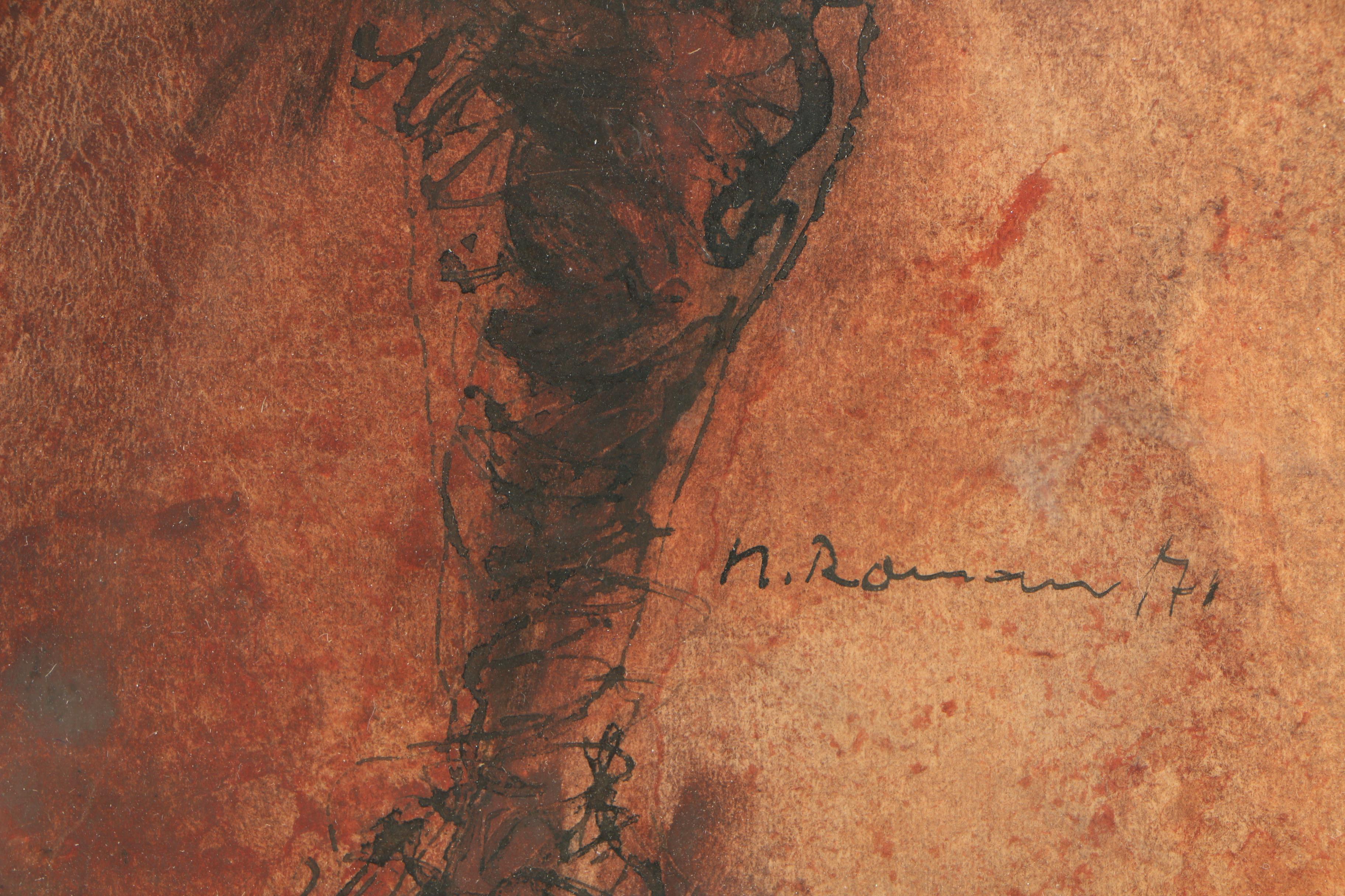 Nelson Román Watercolor Painting