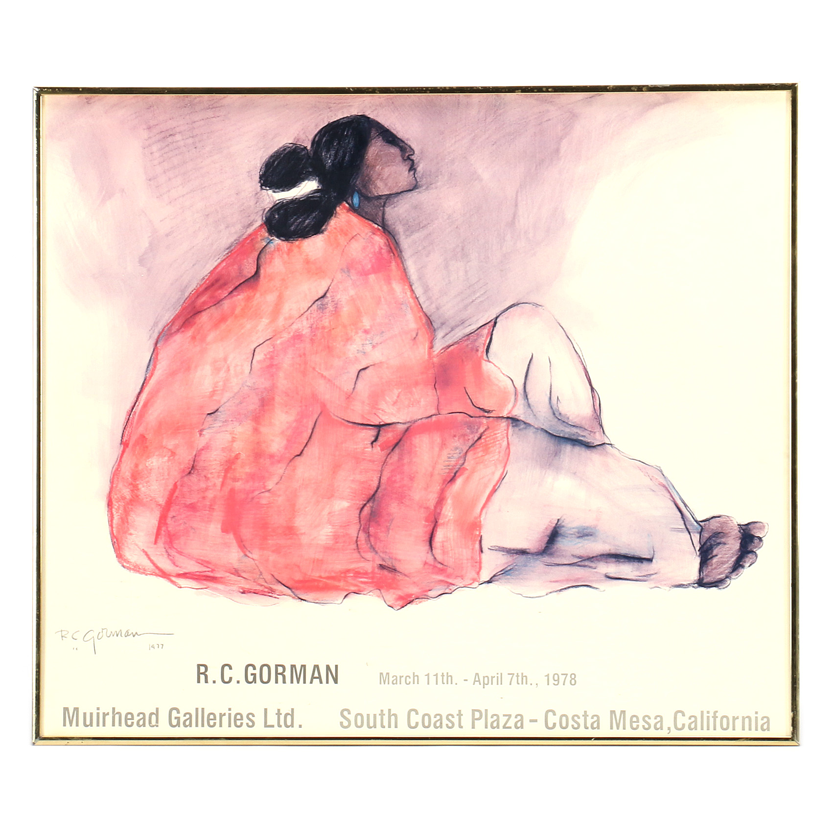 Vintage Exhibition Poster after R.C. Gorman