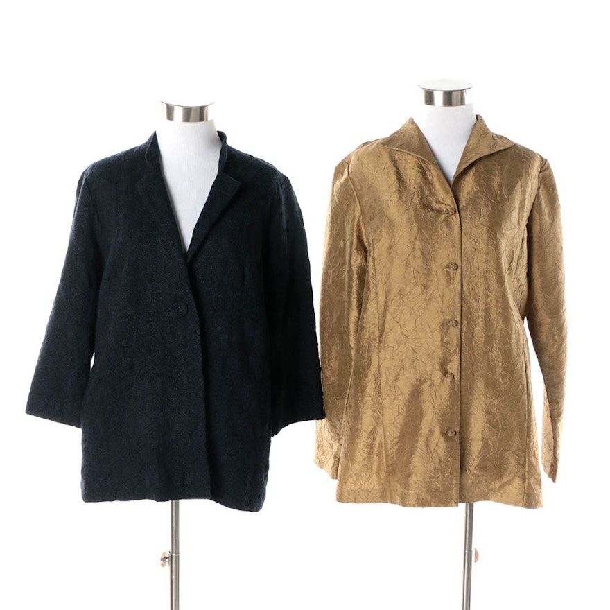 Women's Eileen Fisher Silk and Wool Jackets