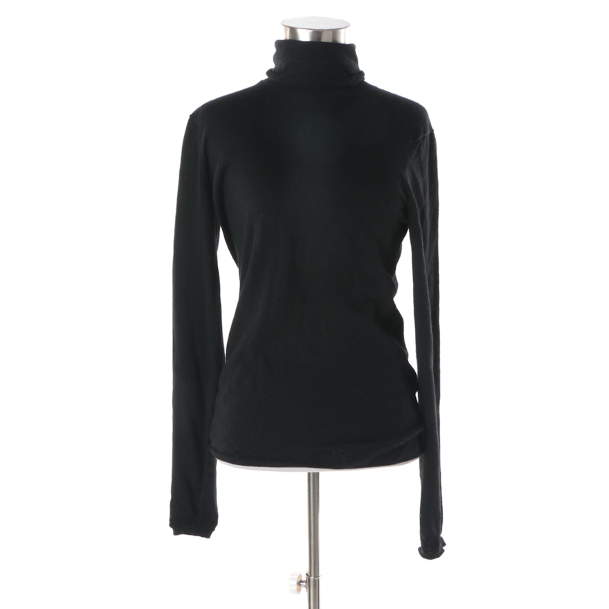 Women's Burberry Brit Black Wool Turtleneck